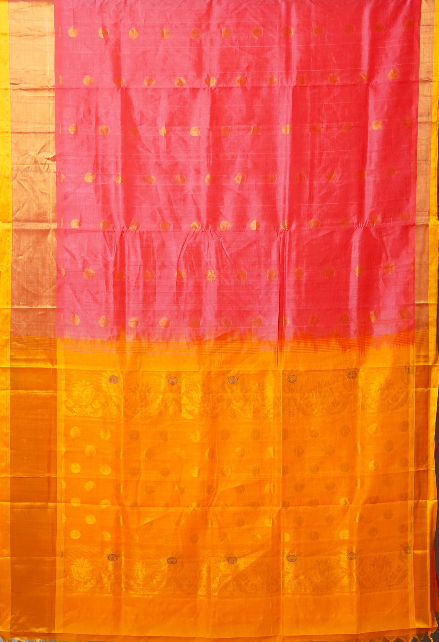 Pink Pure Handloom Assam Silk Saree