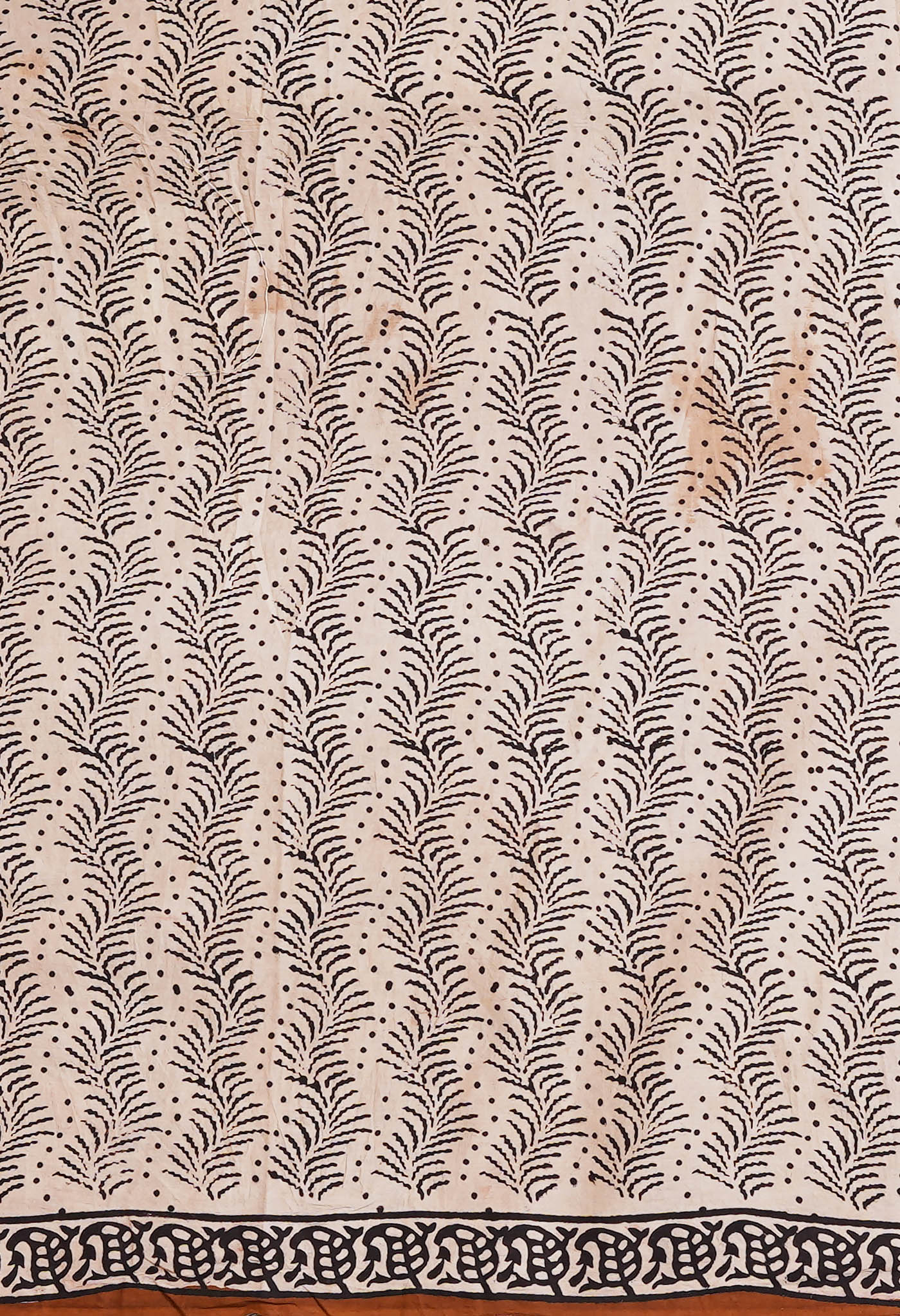 Yellow Pure Bagru Printed Soft Cotton Saree-UNM78049