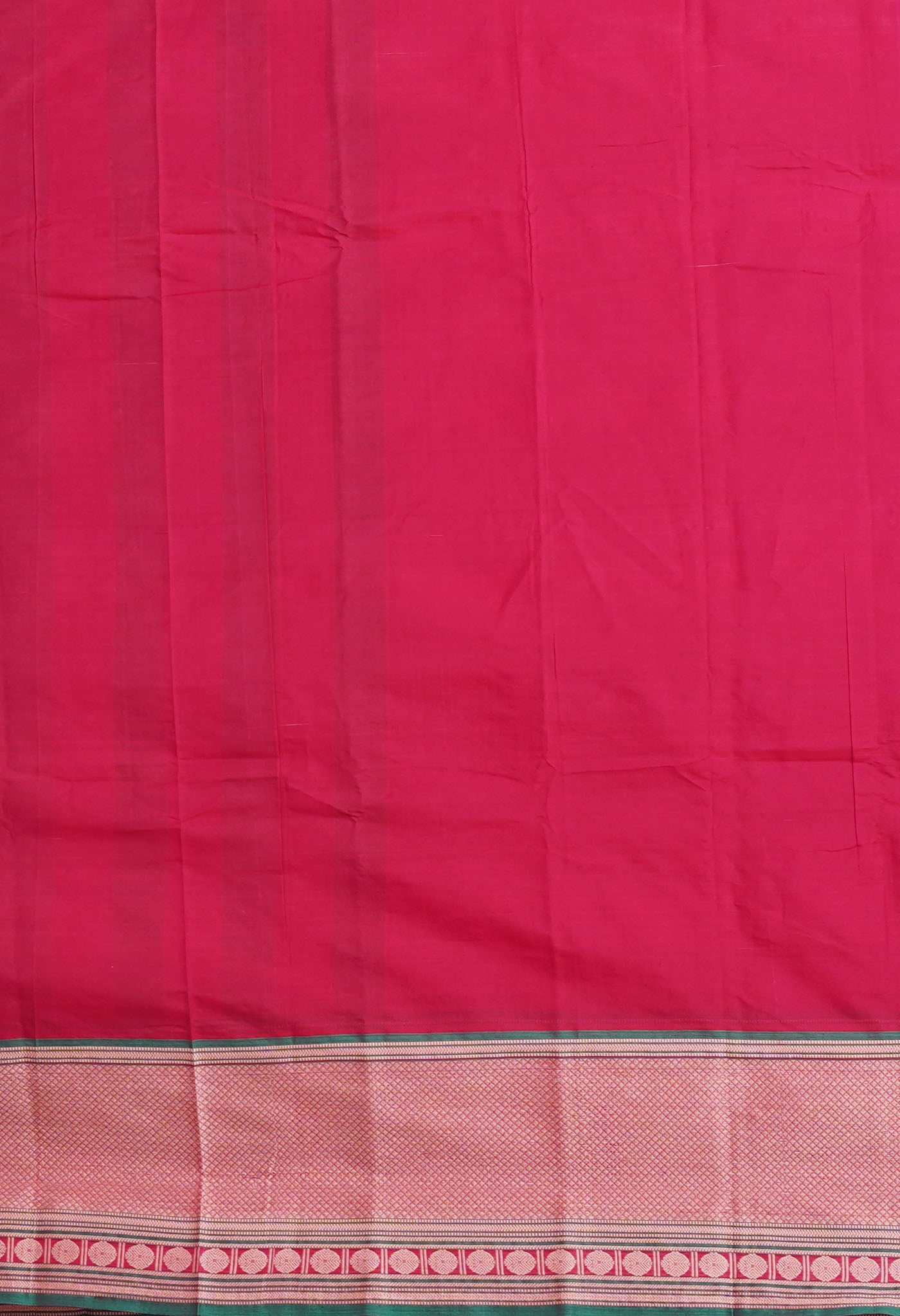 Red Pure Handloom Narayani Cotton Saree-UNM78250
