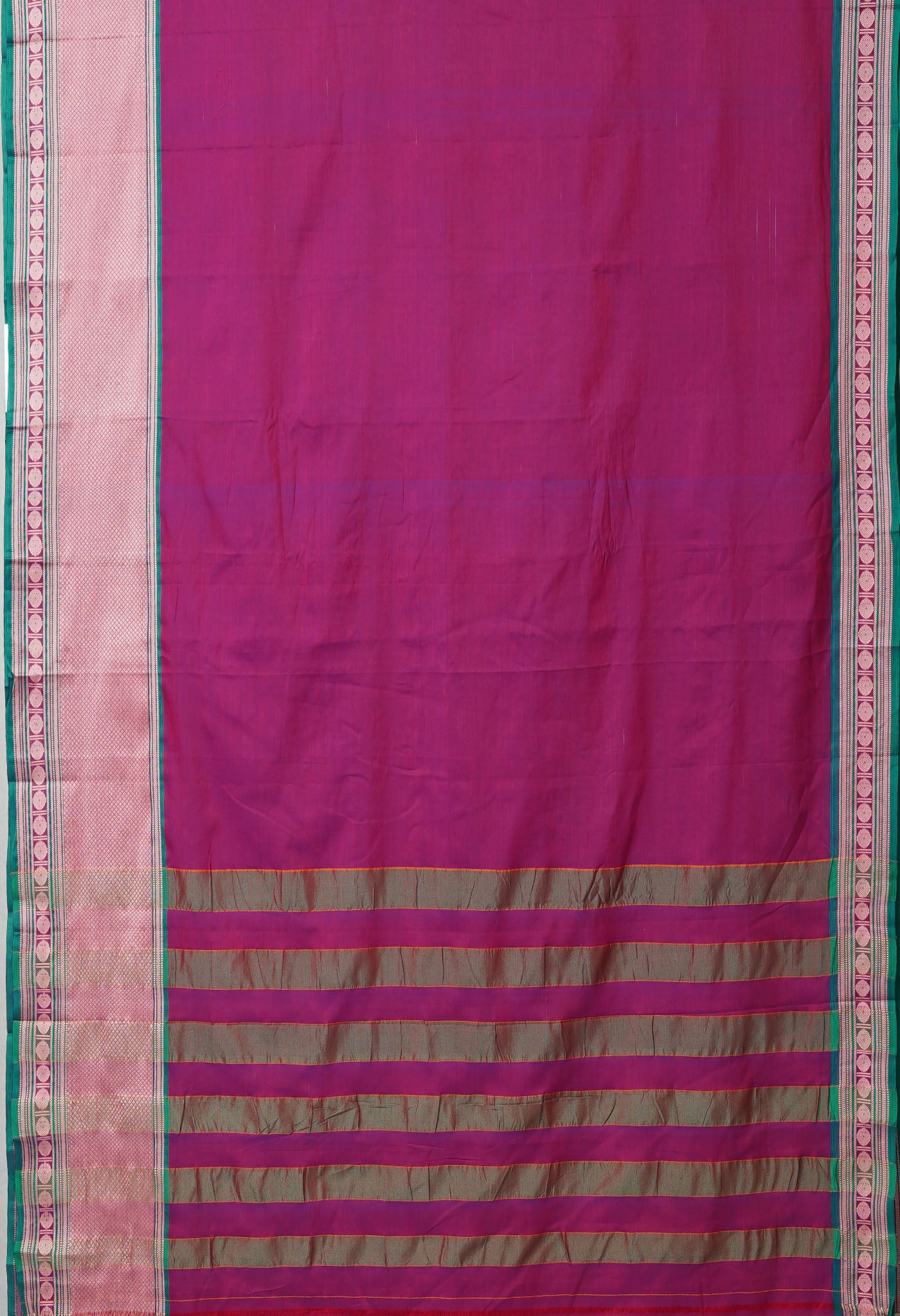Purple Pure Handloom Narayani Cotton Saree-UNM78261