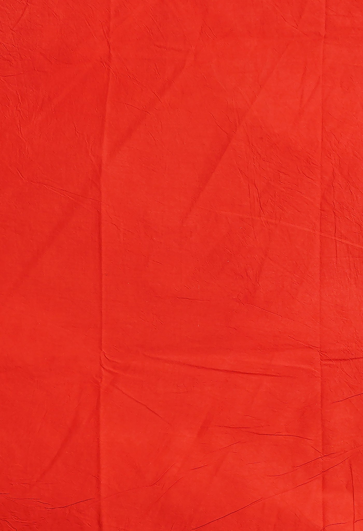 Mustard Yellow-Orange Pure Tie And Dye Shibori Block Printed Soft Cotton Saree-UNM78459