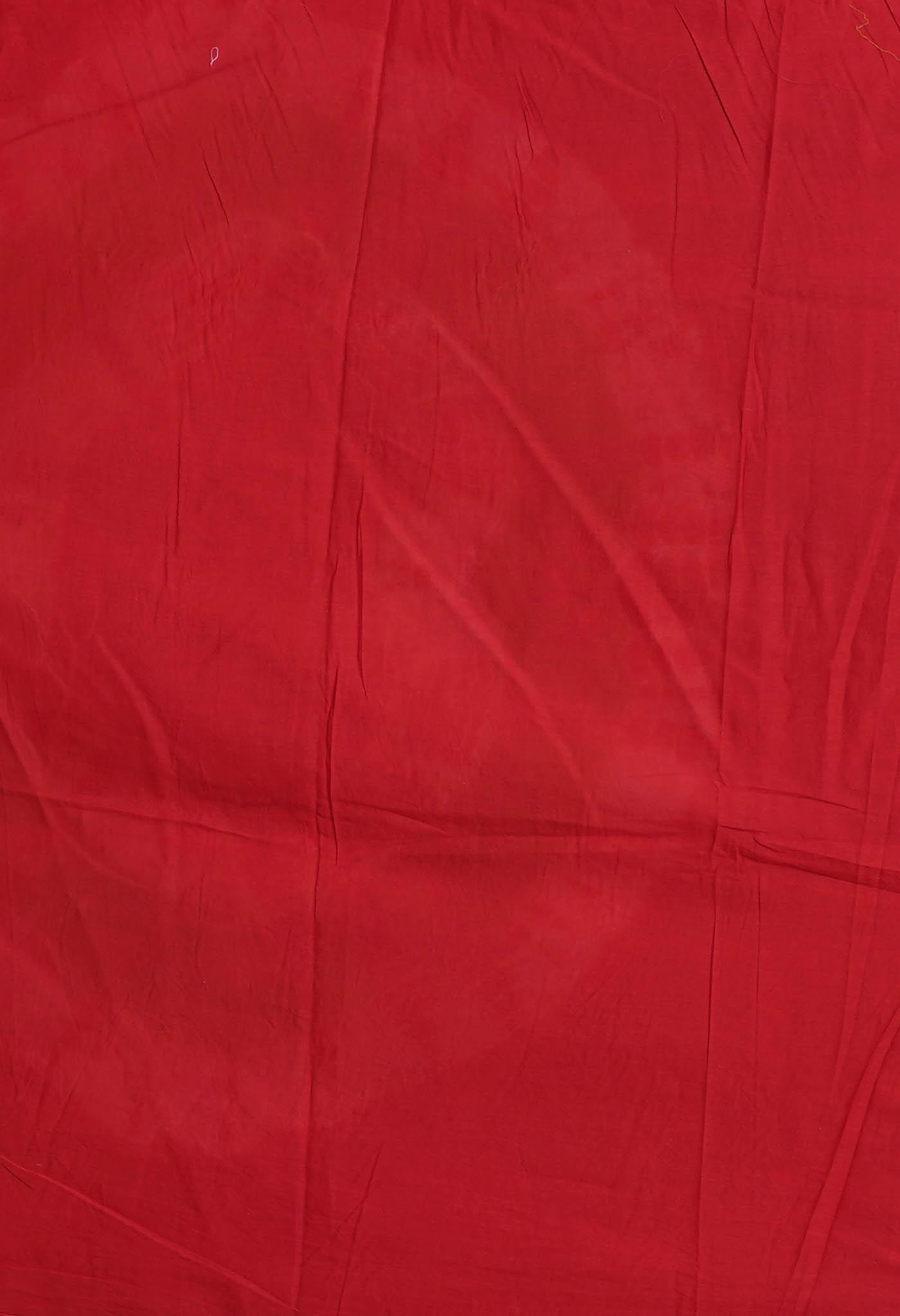 Green-Red Pure Tie And Dye Shibori Printed Soft Cotton Saree-UNM78522