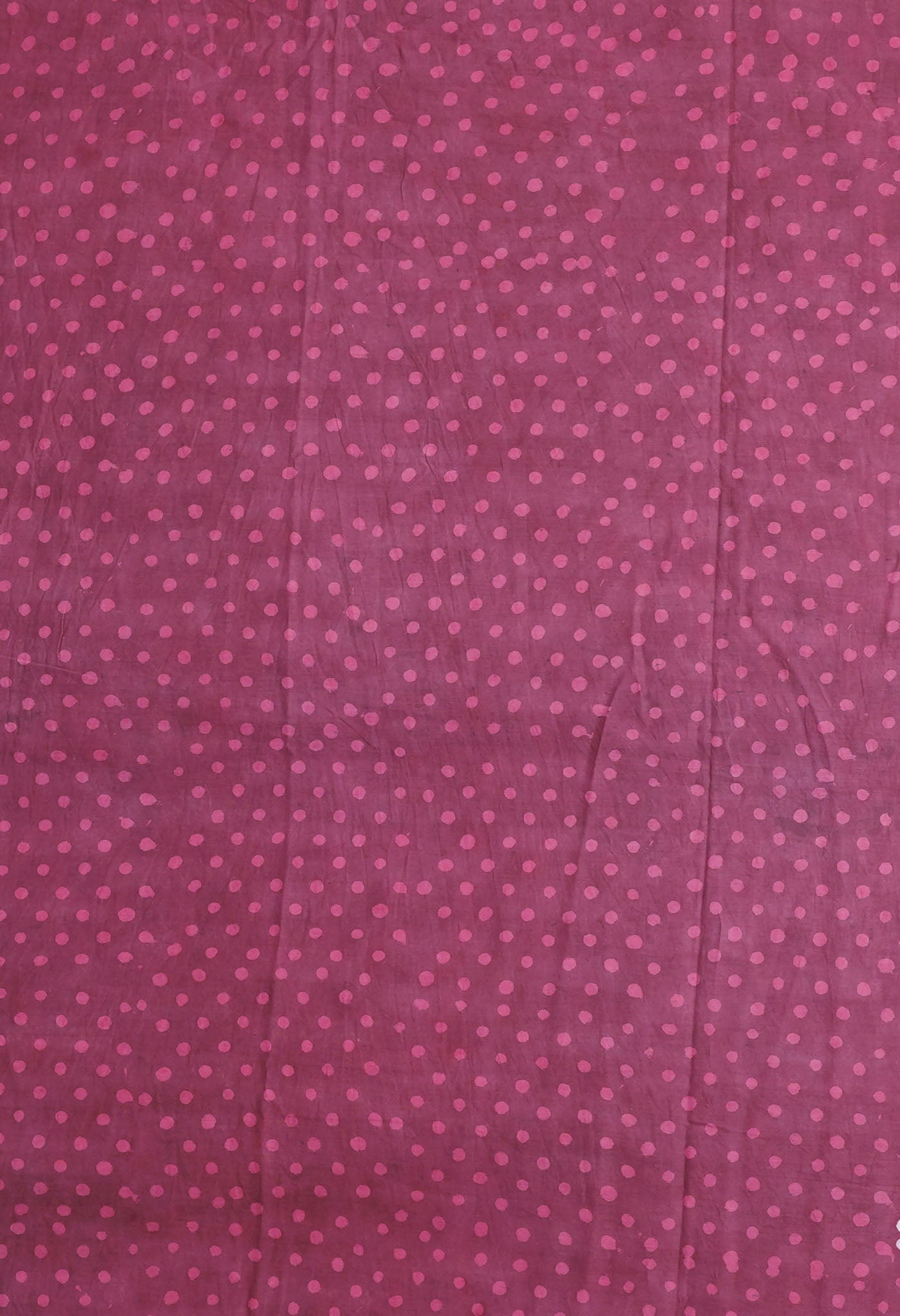 Pink Pure Dabu Printed Mulmul Cotton Saree-UNM78971