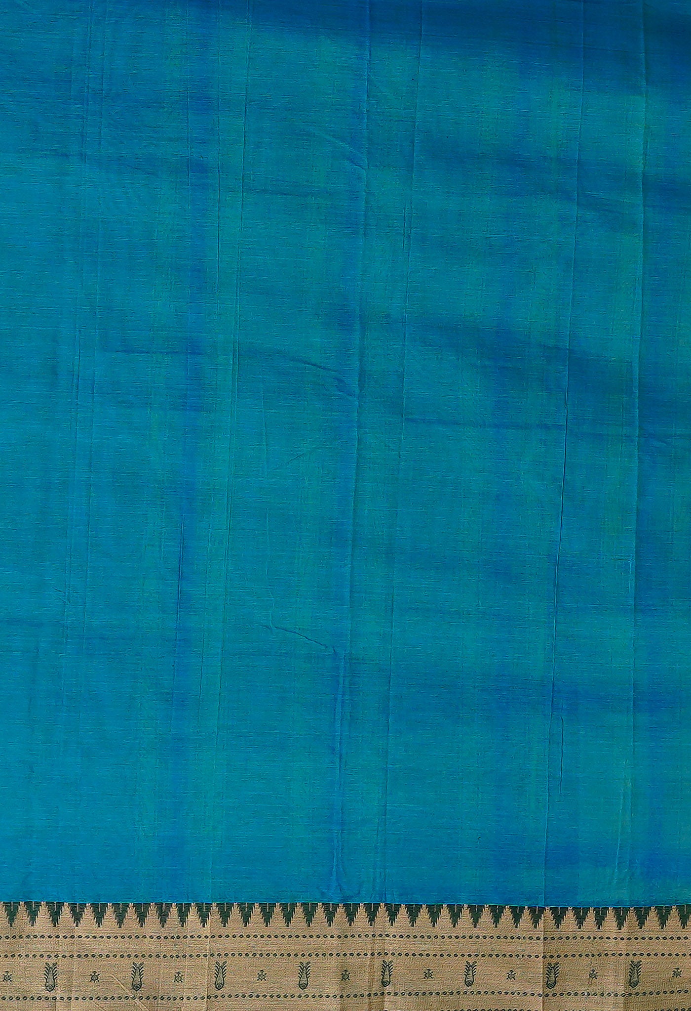 Blue Pure Handloom Narayani Cotton Saree-UNM80097