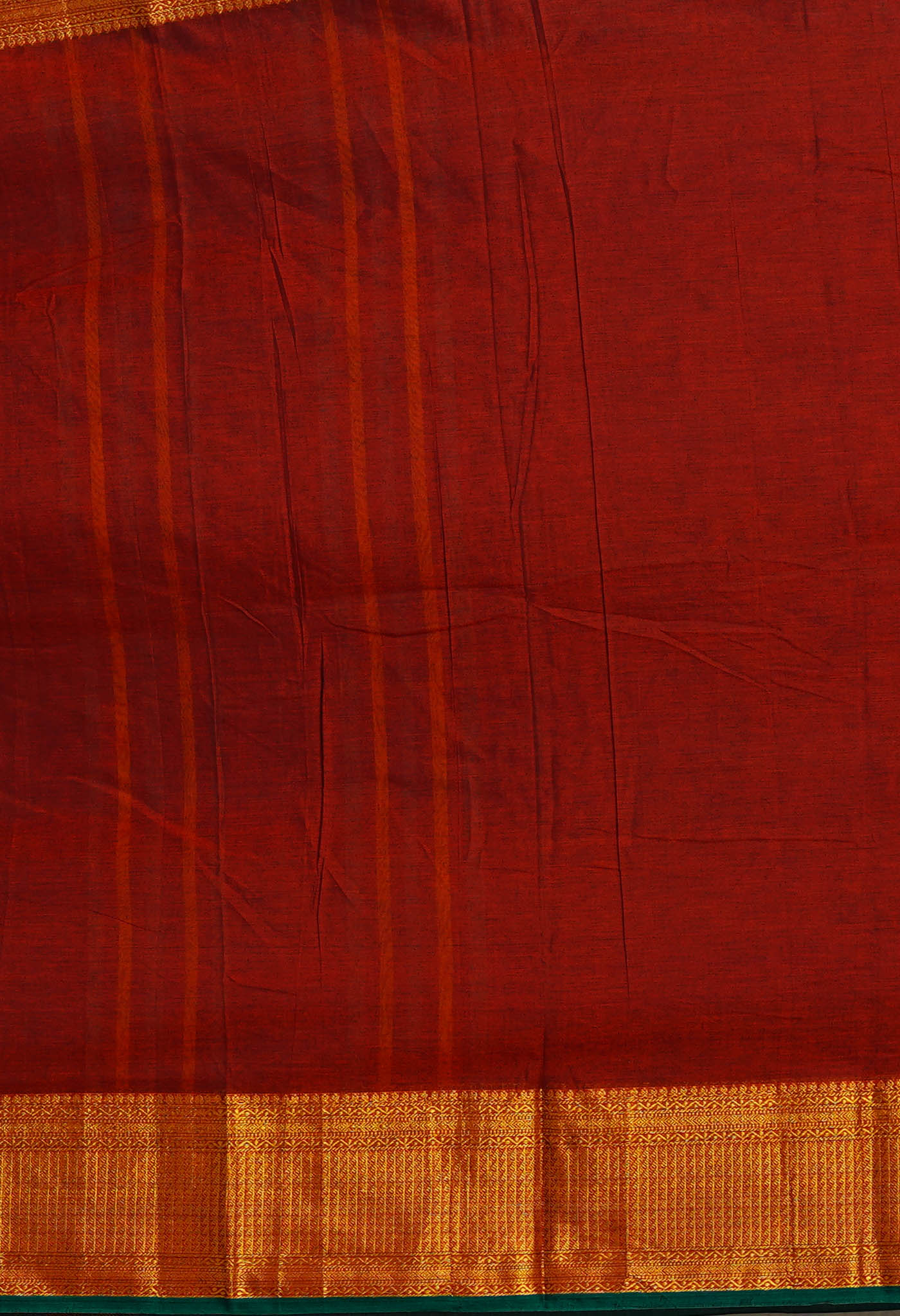 Maroon Pure Handloom Narayani Cotton Saree-UNM80103