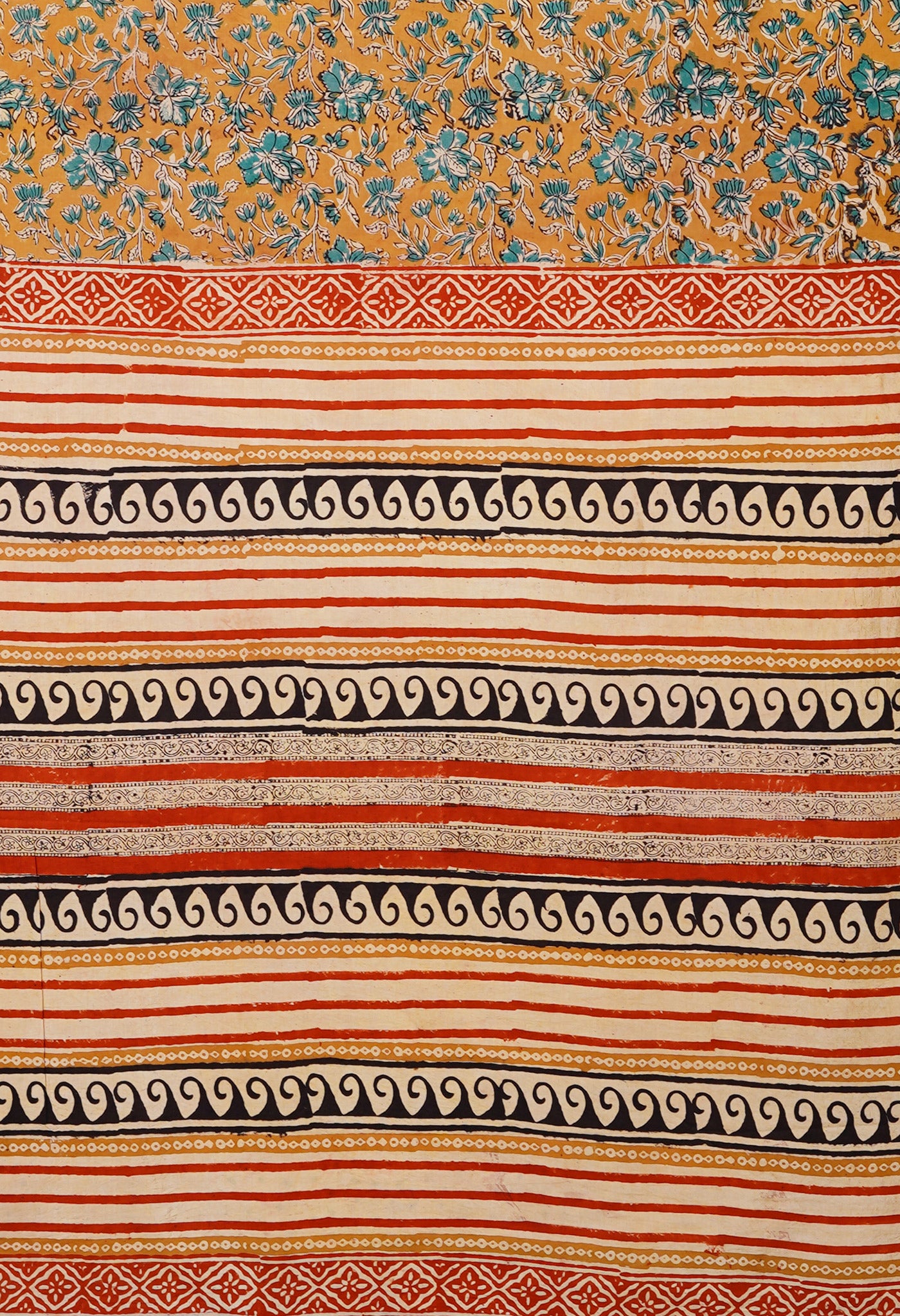 Brown Pure Bagru Printed Soft Silk Saree-UNM80108