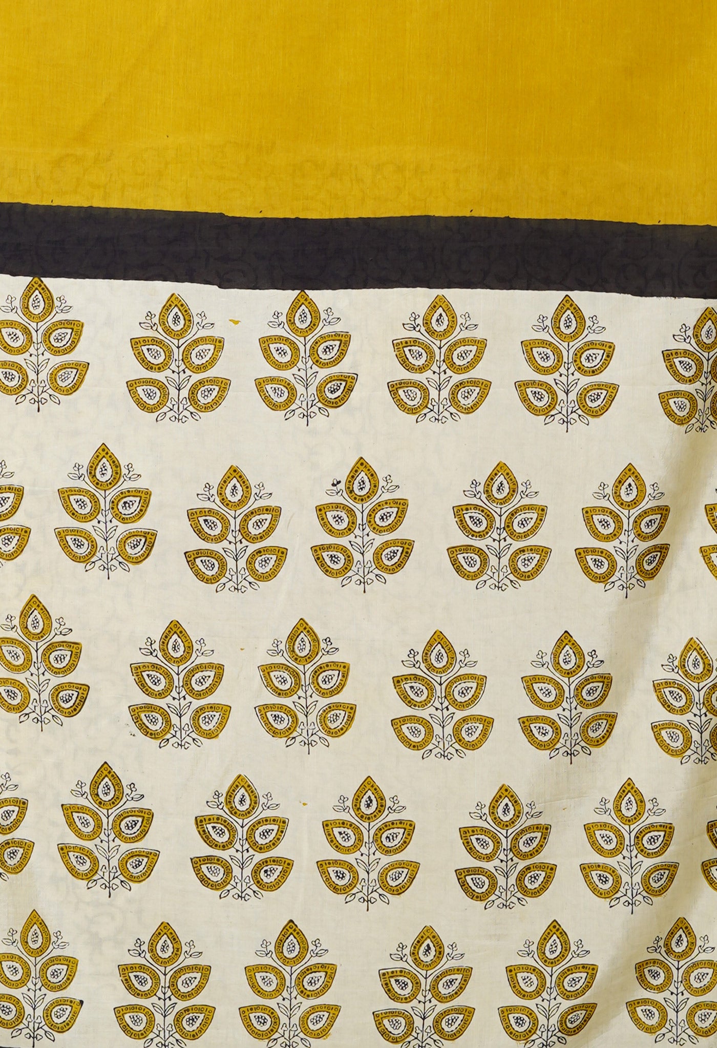 Green Pure Bagru Printed Soft Silk Saree-UNM80111