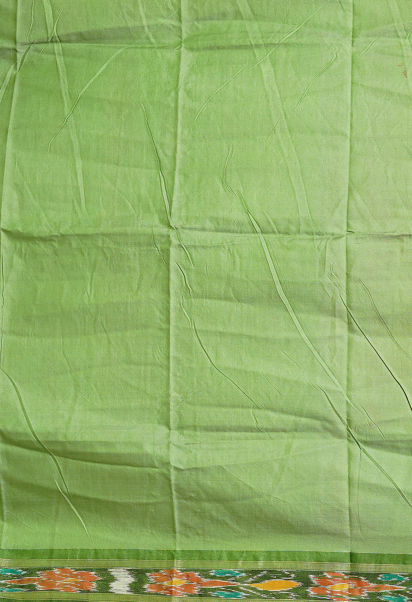 Red Pure Handloom Printed Vidarbha Tussar Silk Saree-UNM80202