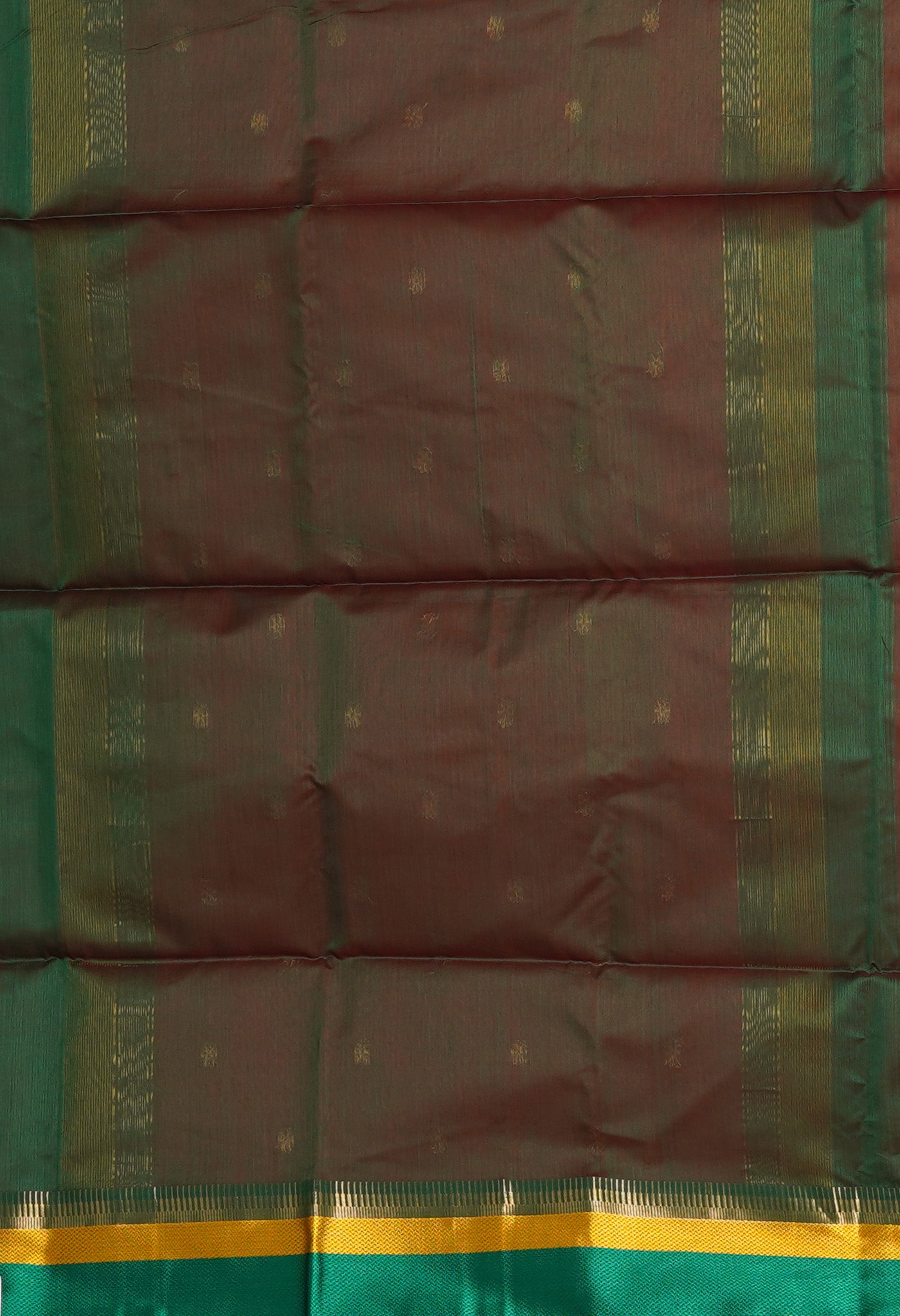 Red Pure Handloom Maheshwari Sico Saree-UNM81031