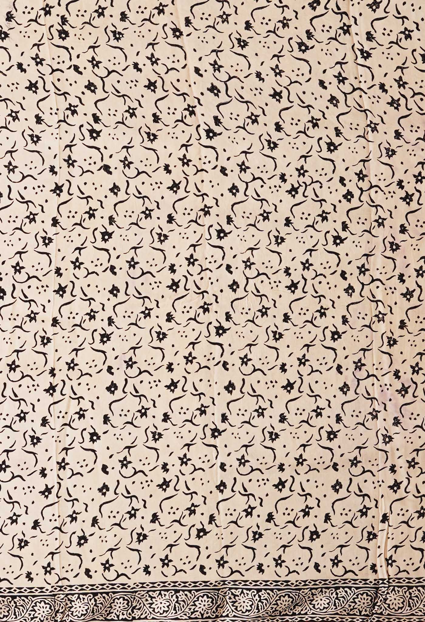 Red Pure Bagru Printed Gaji Soft Silk Saree-UNM81609