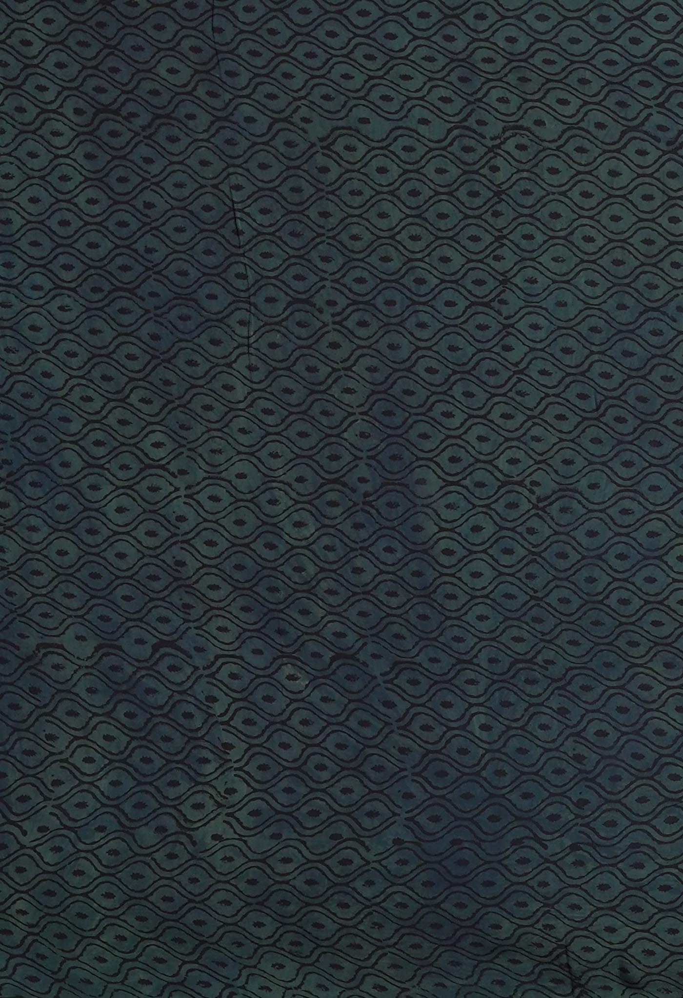 Blue Pure Ajrakh Printed Soft Silk Saree-UNM81769