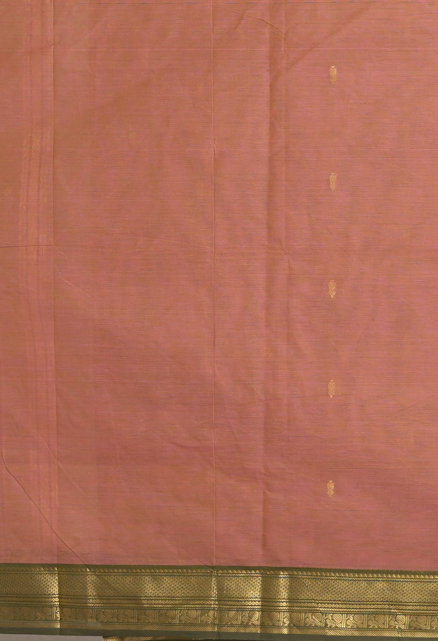 Mauve Pink Pure Pavani Handcrafted Kanchi Cotton Saree-UNM82266