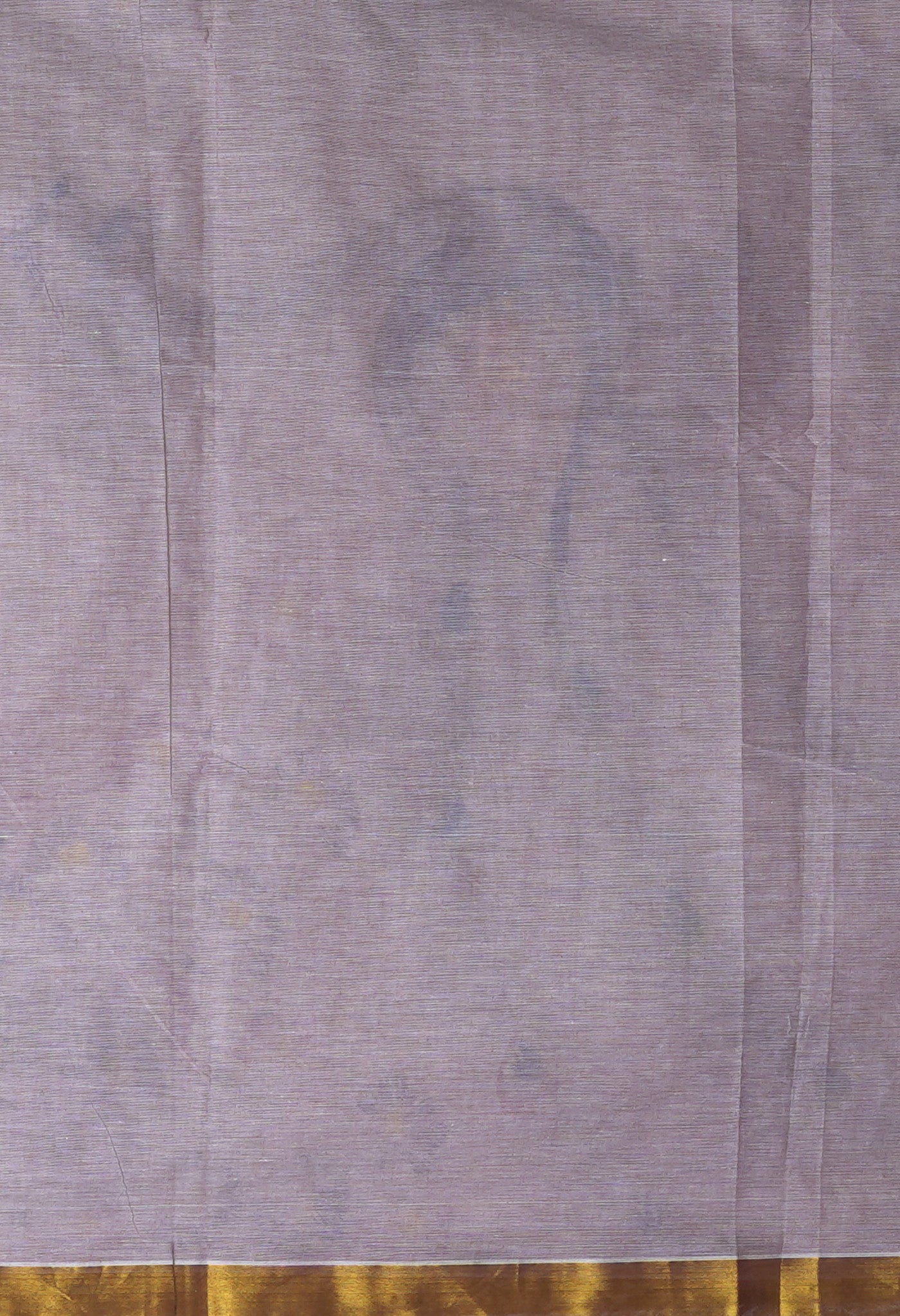 Ivory-Pale Maroon Pure Brush Painted Kerala Kasavu Cotton Saree-UNM82353