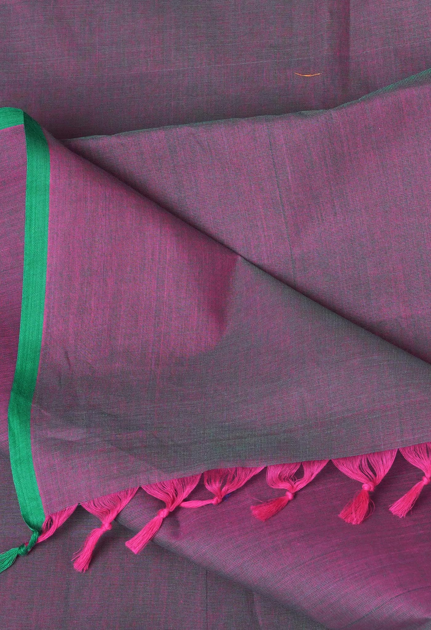 Mauve Pink Pure Pavani Handcrafted Kanchi Cotton Saree-UNM82379