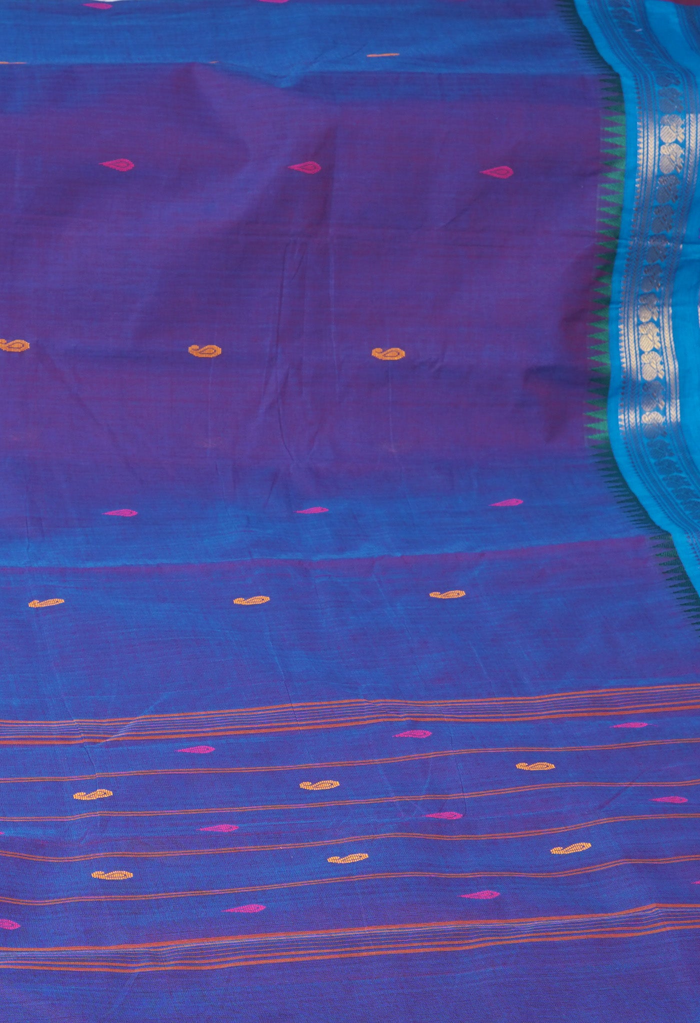 Mauve Pink Pure Pavani Handcrafted Kanchi Cotton Saree-UNM82398