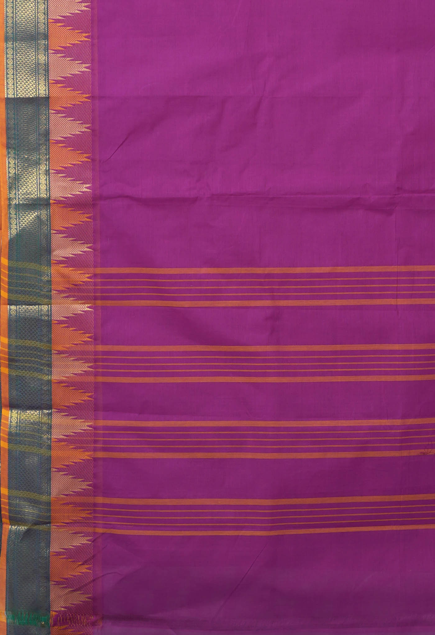 Purple Pure Pavani Handcrafted Kanchi Cotton Saree-UNM82439