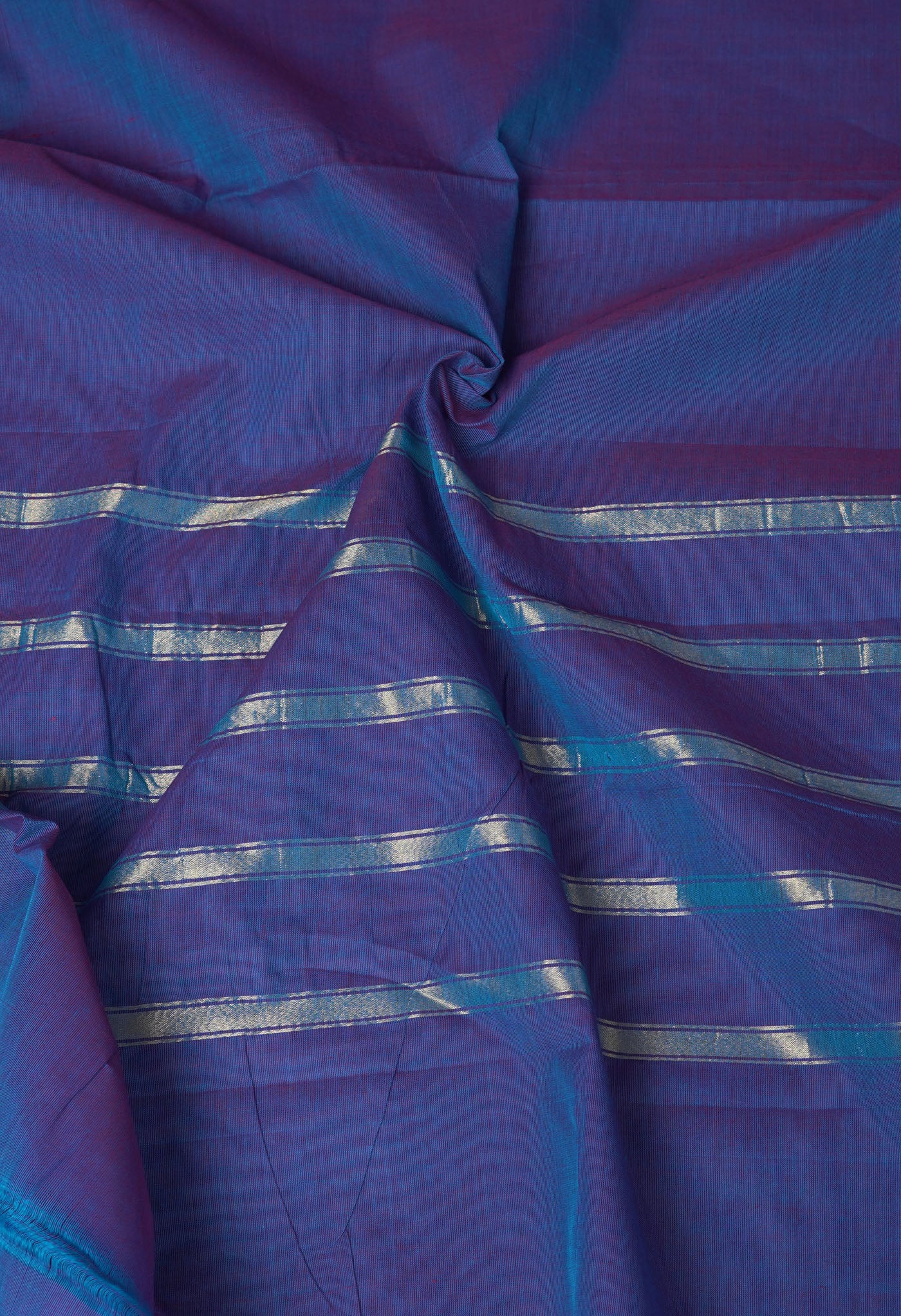 Blue Pure Pavani Handcrafted Kanchi Cotton Saree-UNM82460