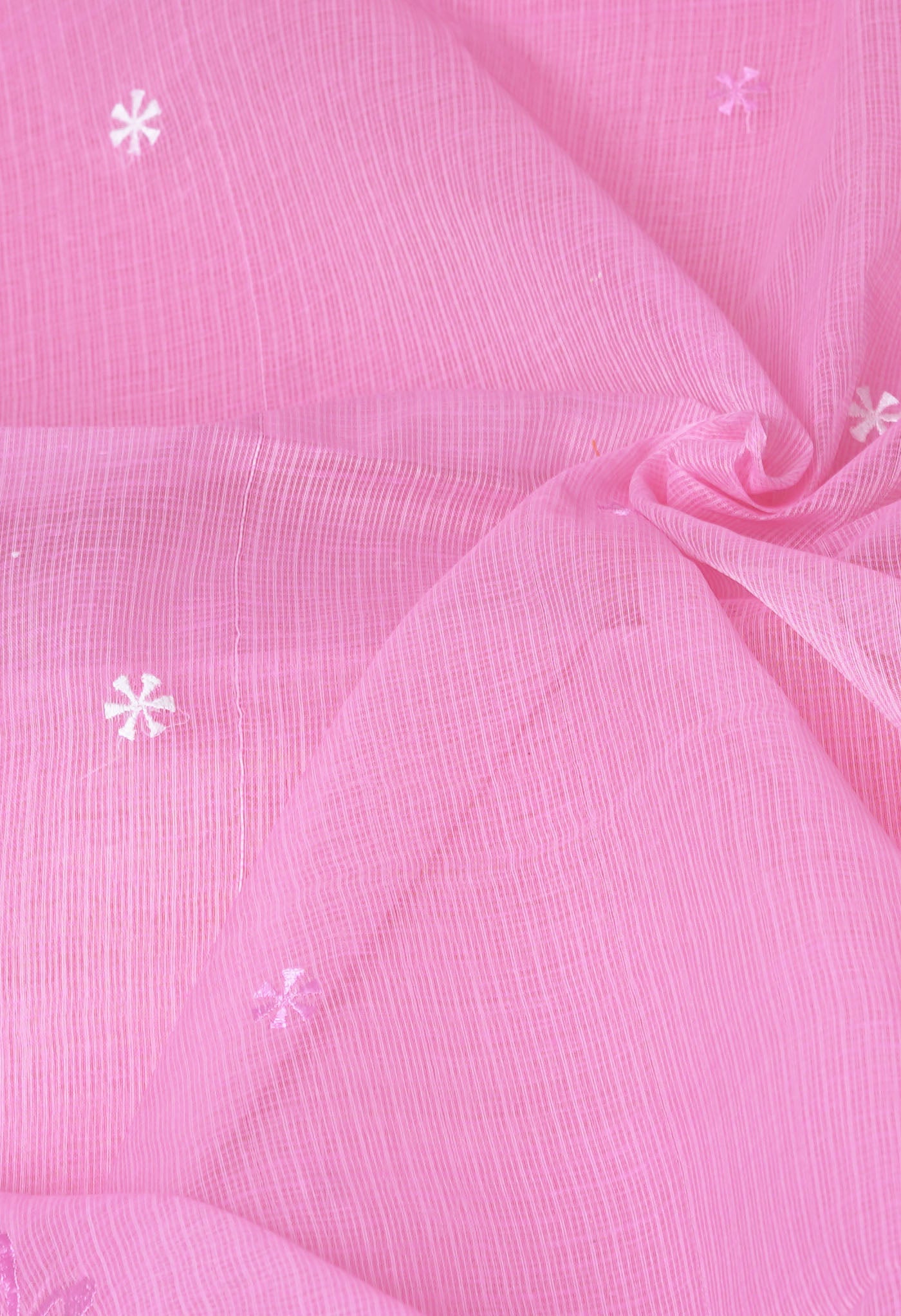 Pink Pure Emboridery Kota Saree-UNM82474