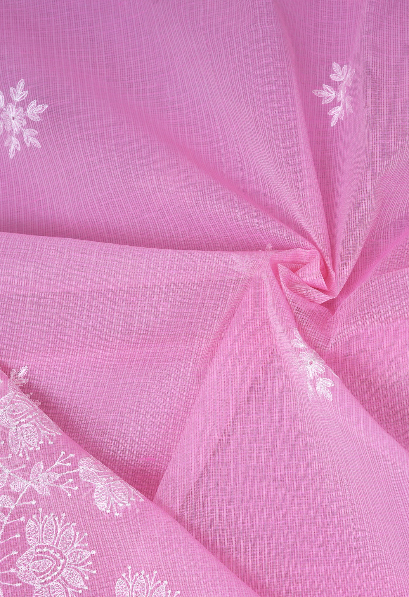 Pink Pure Emboridery Kota Saree-UNM82482