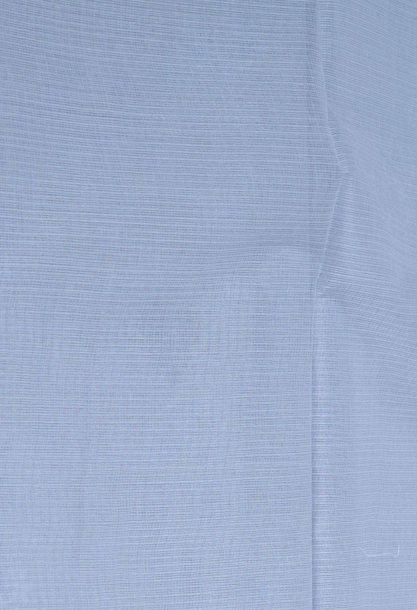 Grey Pure Emboridery Kota Saree-UNM82483