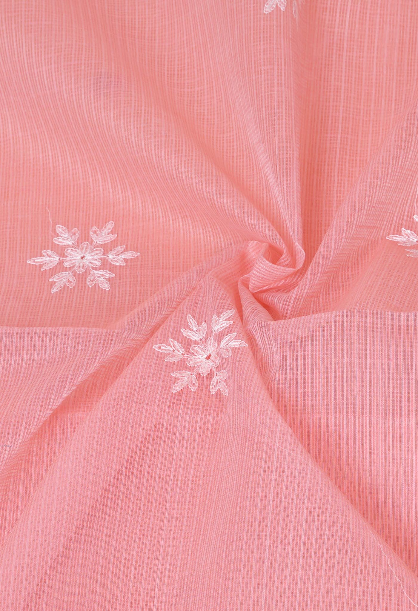 Pink Pure Emboridery Kota Saree-UNM82484