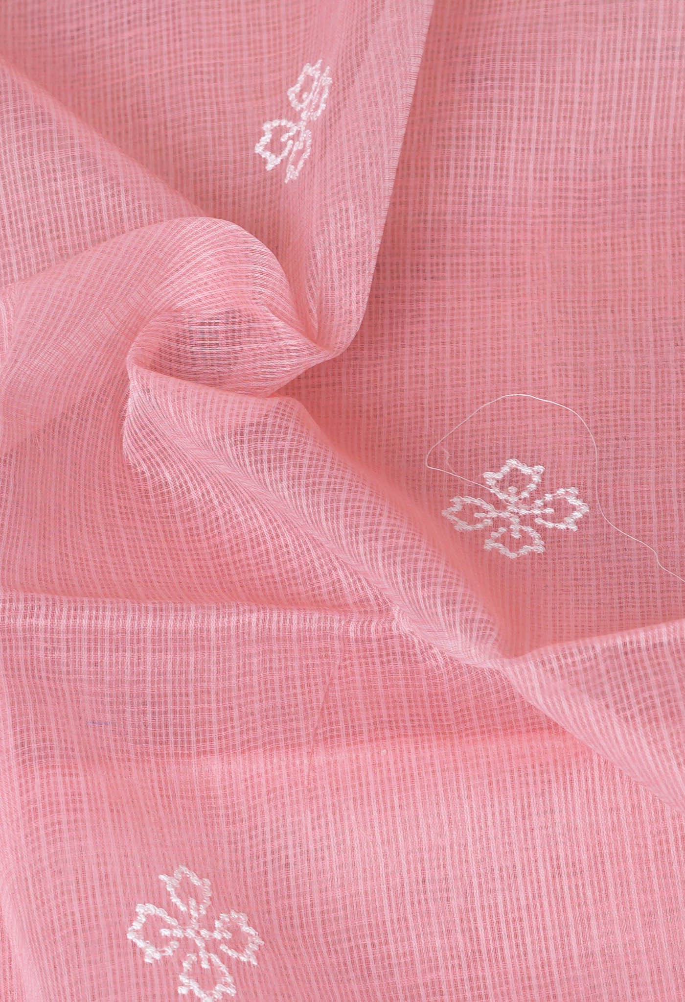 Pink Pure Emboridery Kota Saree-UNM82490