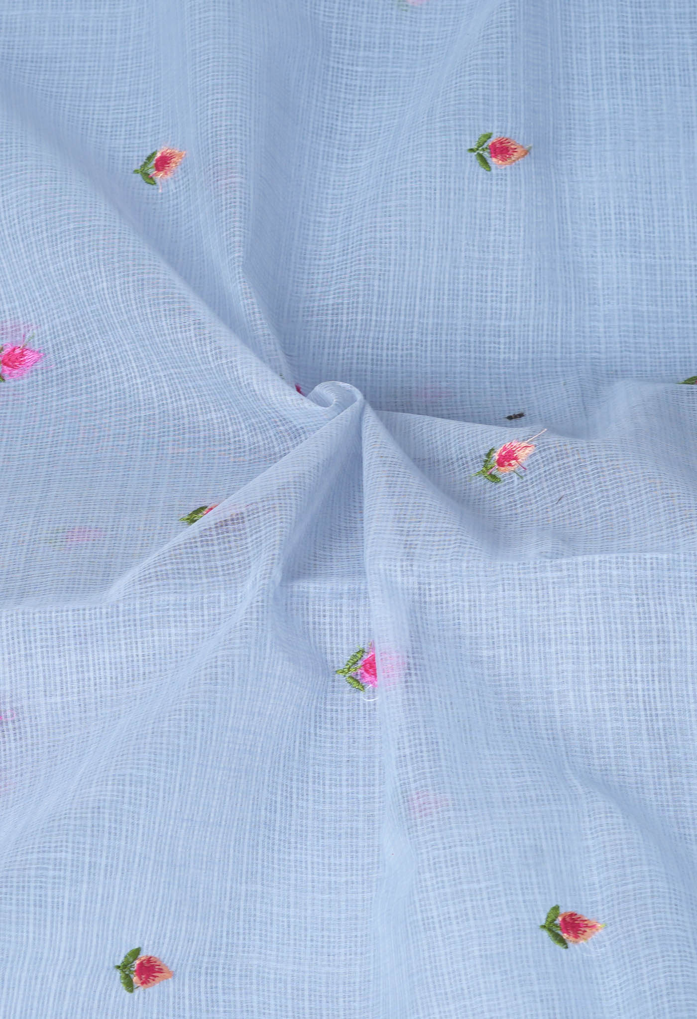 Grey Pure Emboridery Kota Saree-UNM82502