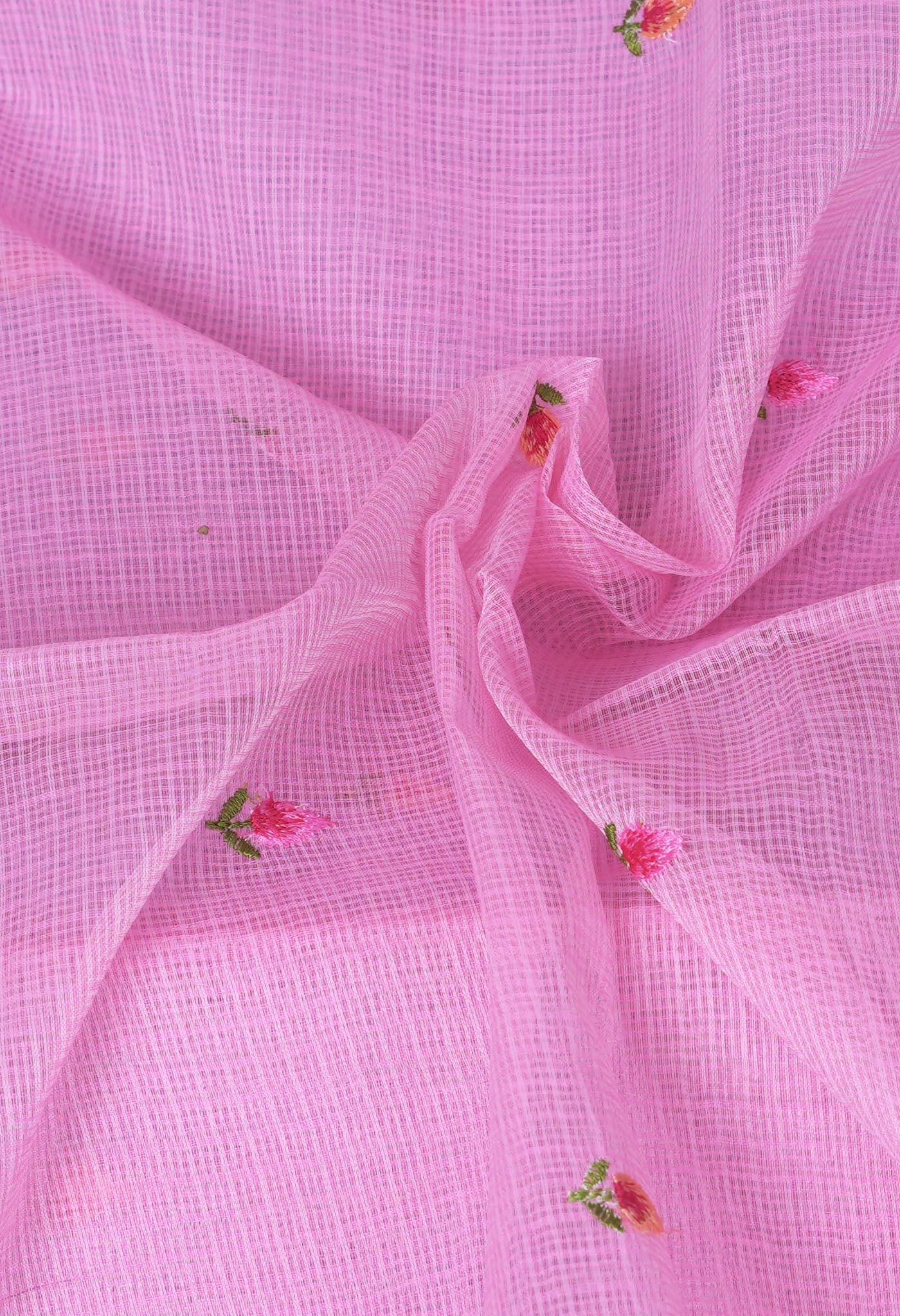 Pink Pure Emboridery Kota Saree-UNM82505