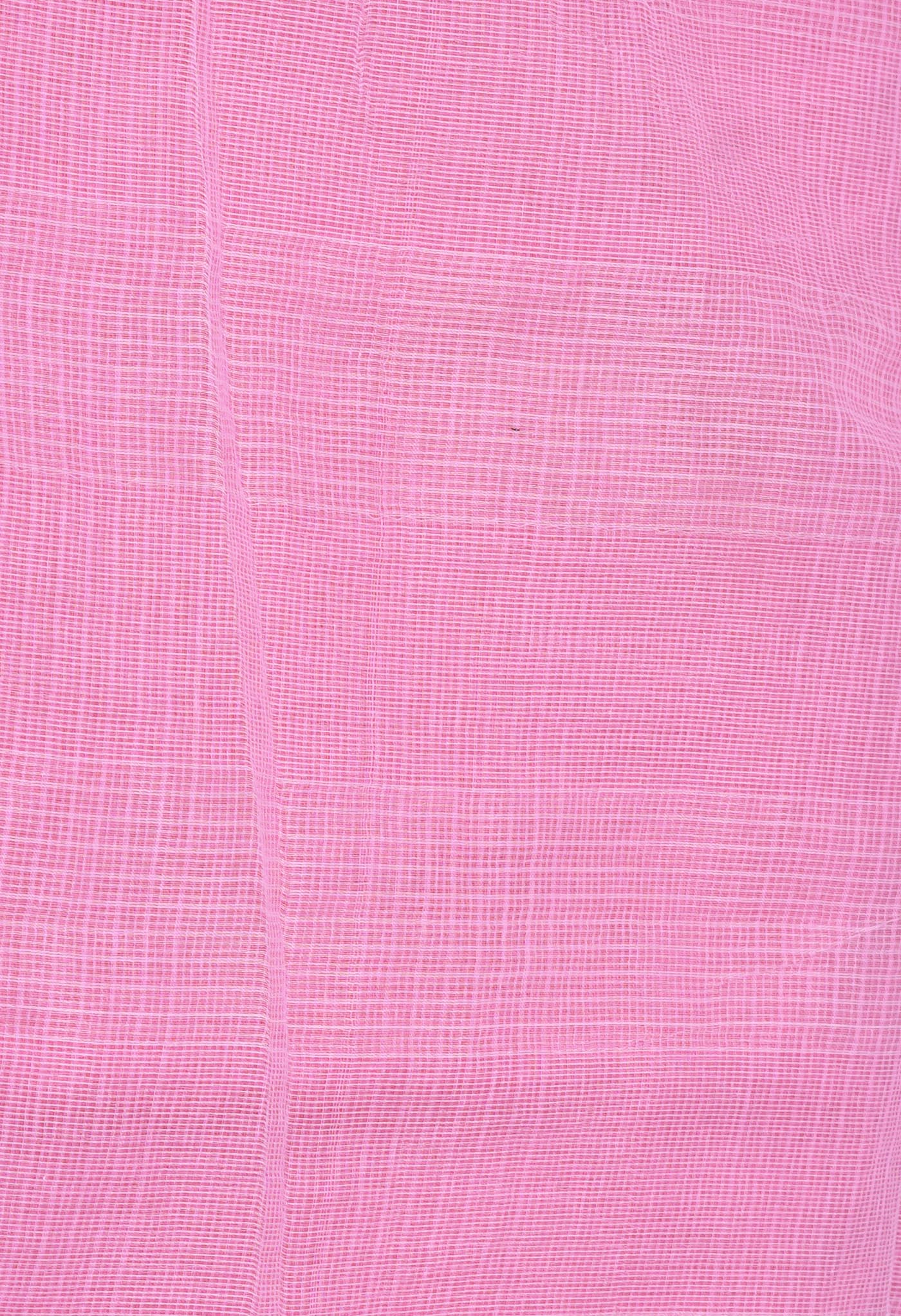 Pink Pure Hand Painted With Emboridery Kota Saree-UNM82514