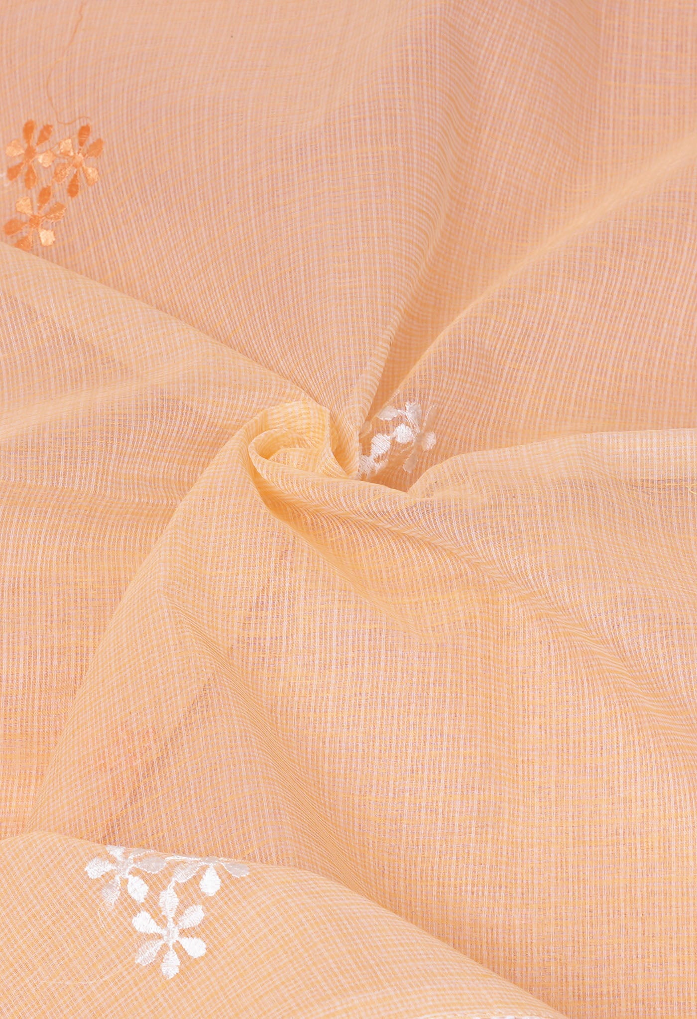 Orange Pure Emboridery Kota Saree-UNM82532