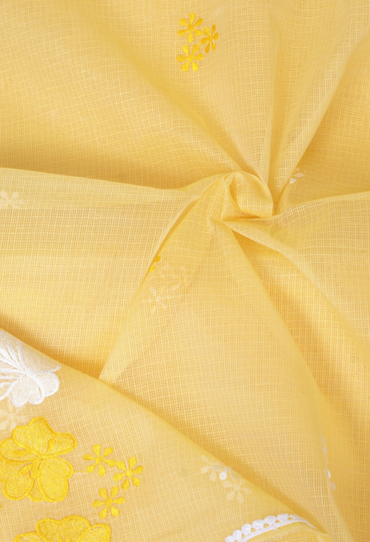 Orange Pure Emboridery Kota Saree-UNM82533