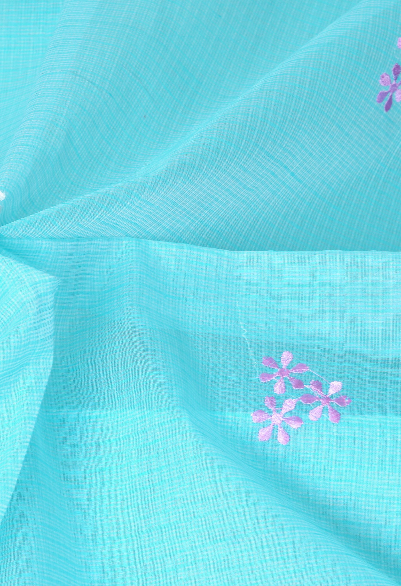 Blue Pure Emboridery Kota Saree-UNM82536