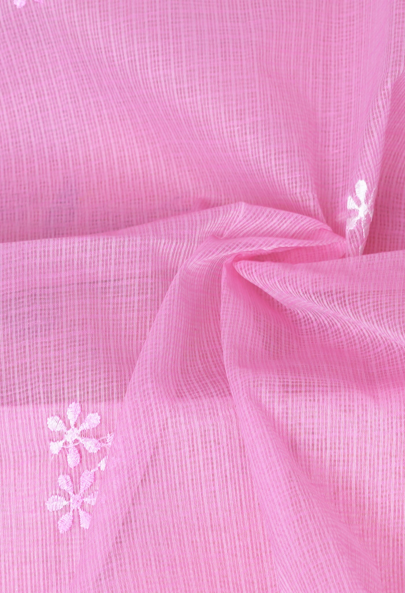 Pink Pure Emboridery Kota Saree-UNM82537