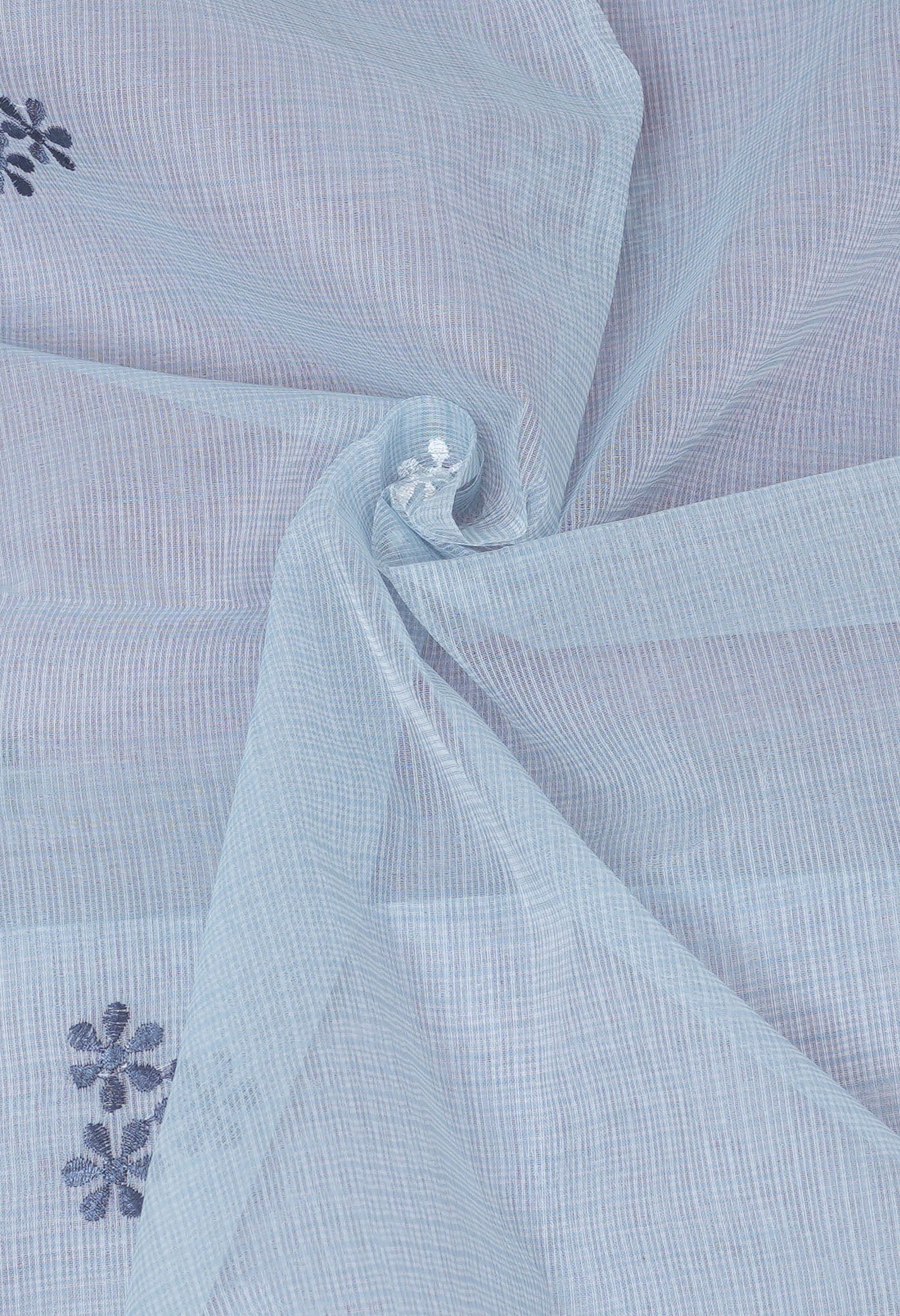 Grey Pure Emboridery Kota Saree-UNM82538