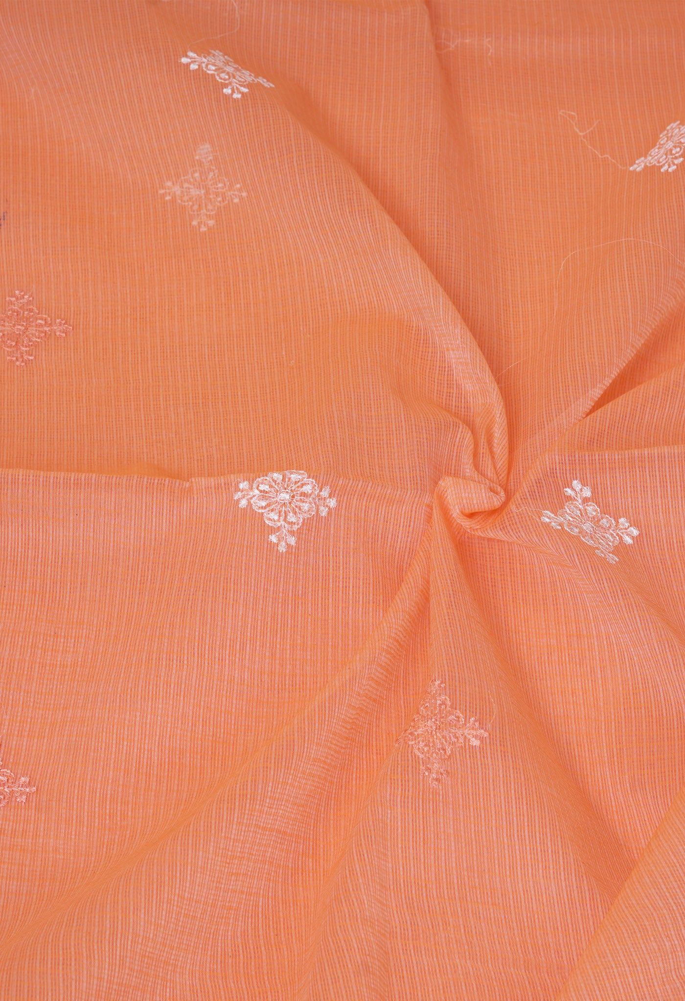 Orange Pure Emboridery Kota Saree-UNM82549