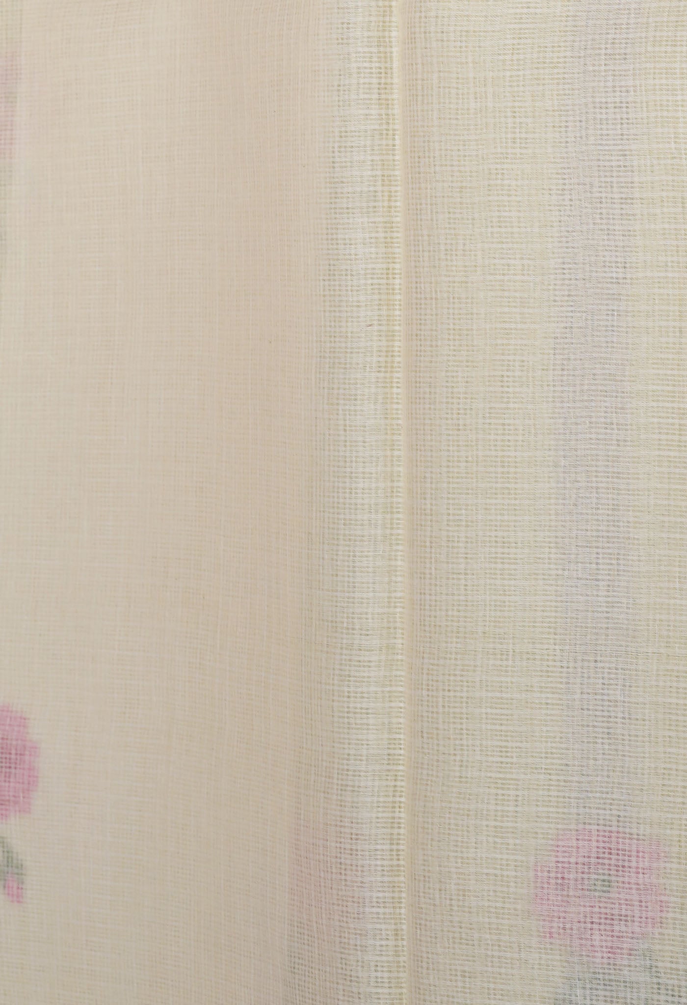 Cream Pure Emboridery Kota Saree-UNM82552