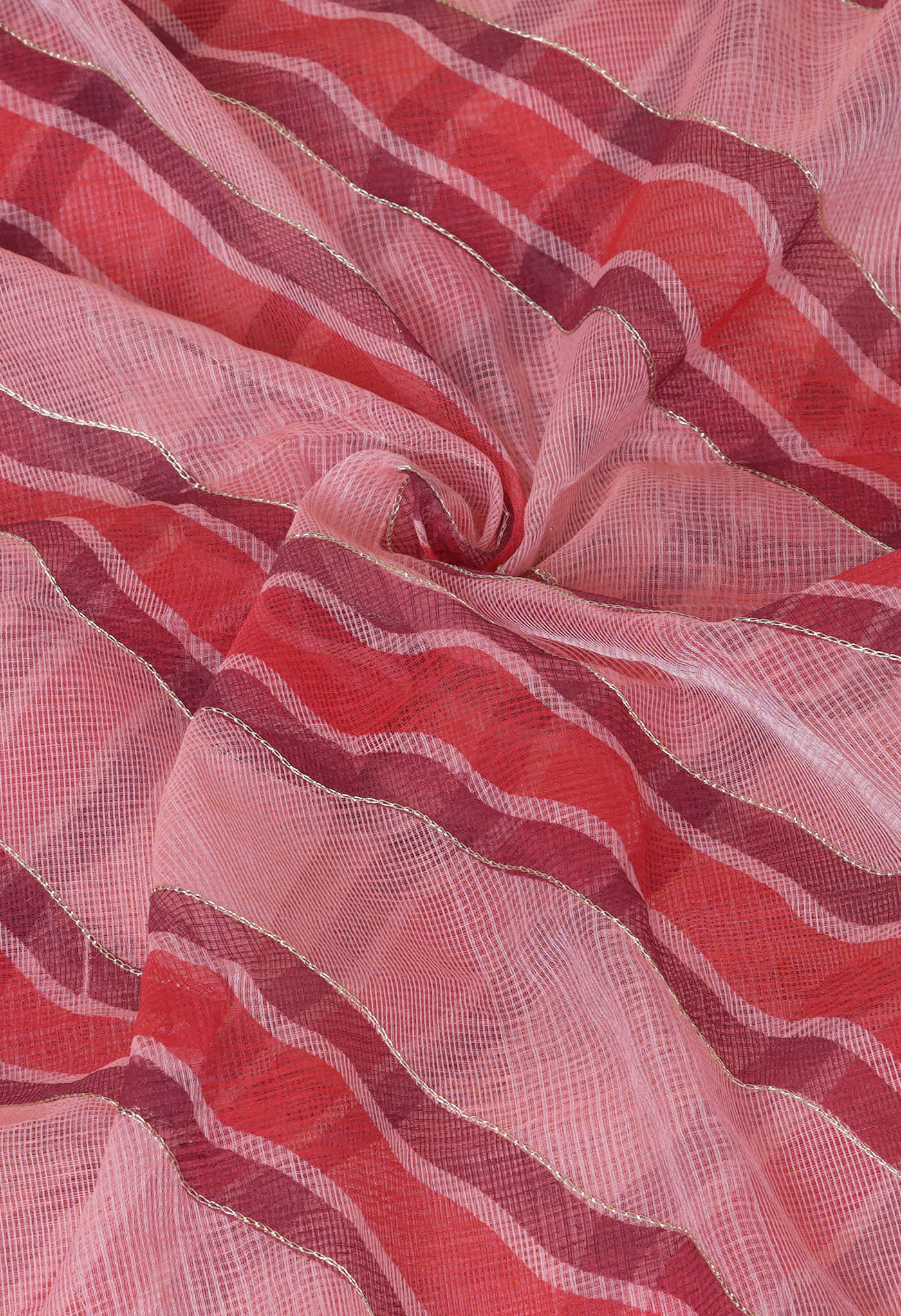 Pink Pure Hand Painted With Emboridery Kota Saree-UNM82572