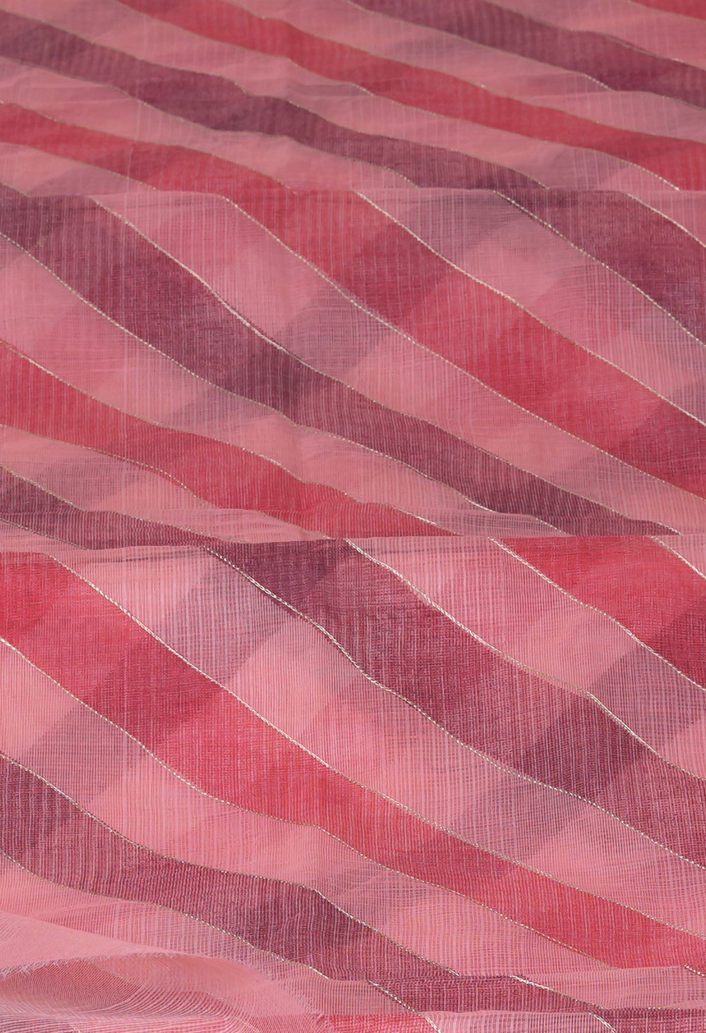 Pink Pure Hand Painted With Emboridery Kota Saree-UNM82574