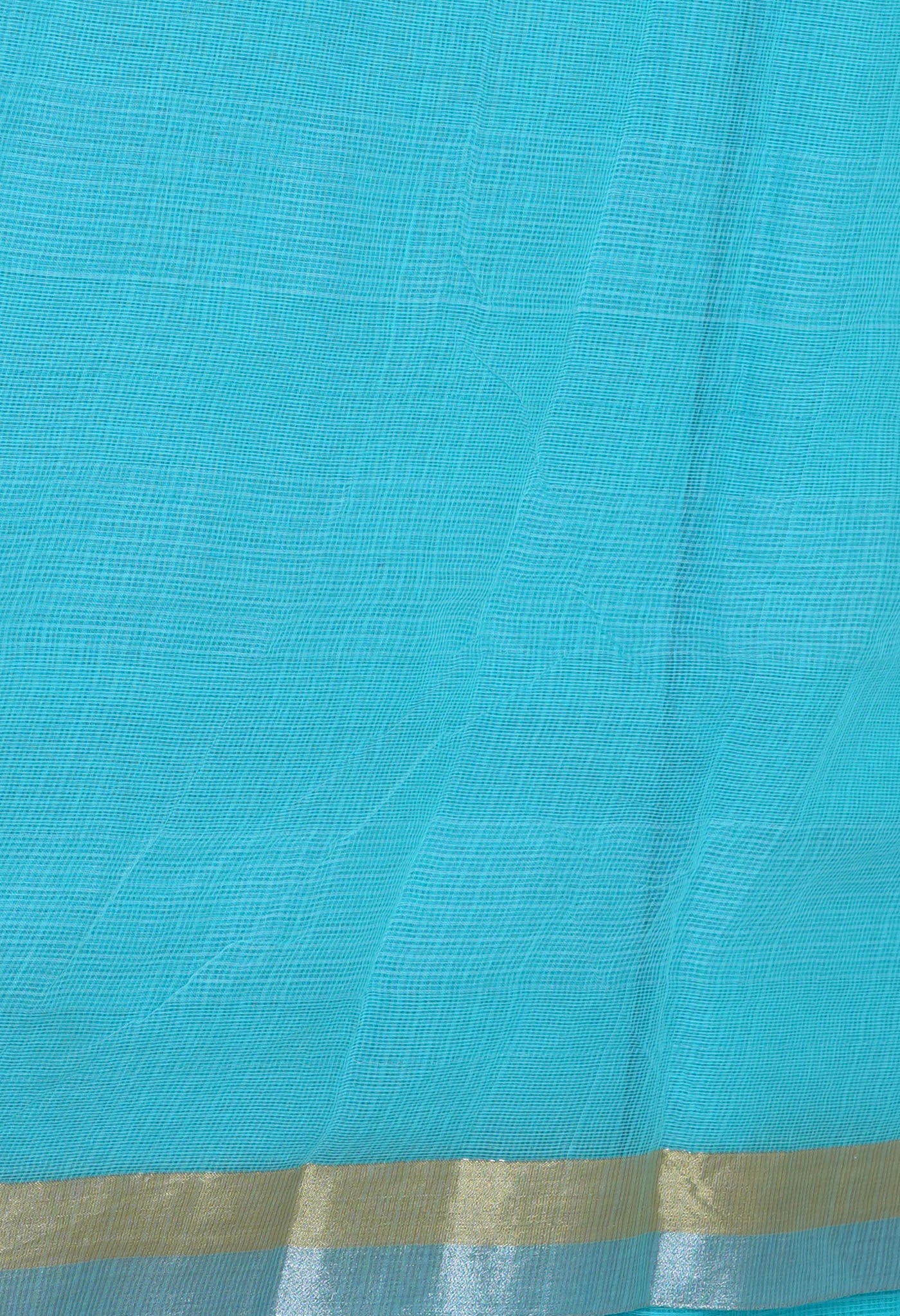 Blue Pure Hand Painted With Emboridery Kota Saree-UNM82575