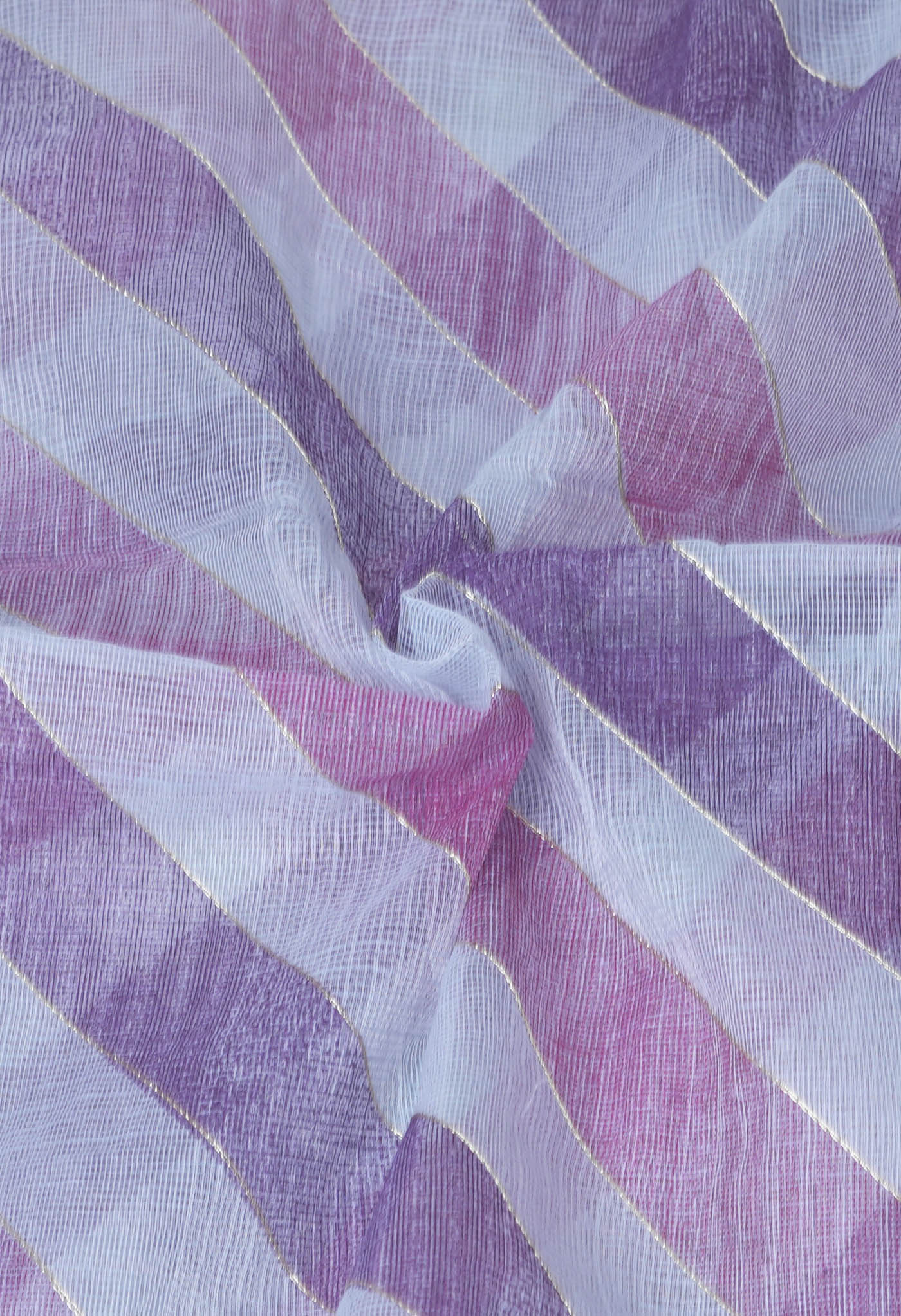 Grey Pure Hand Painted With Emboridery Kota Saree-UNM82578