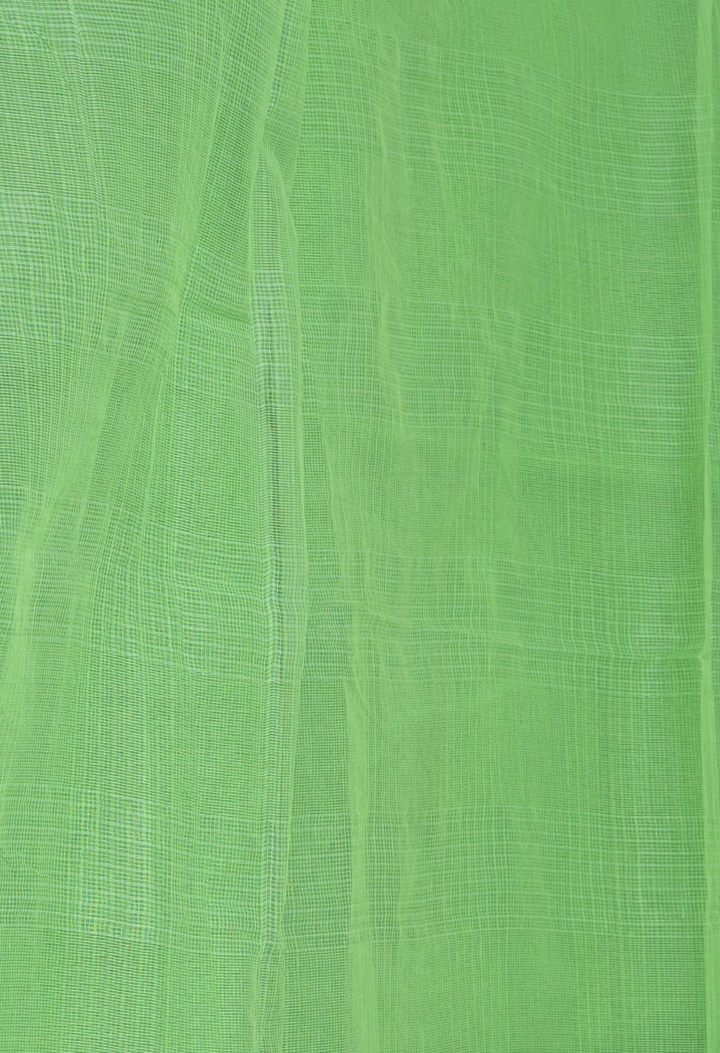 Green Pure Hand Painted With Emboridery Kota Saree-UNM82579