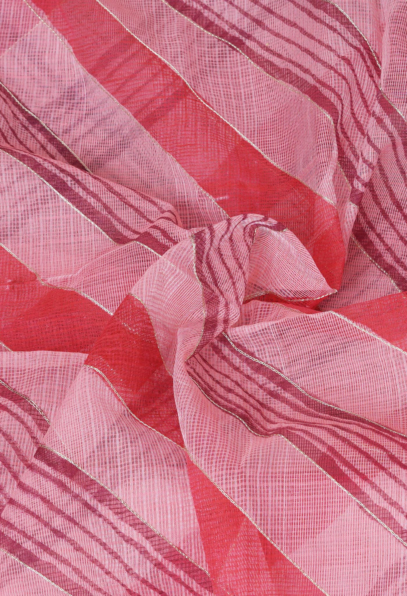 Pink Pure Hand Painted With Emboridery Kota Saree-UNM82581