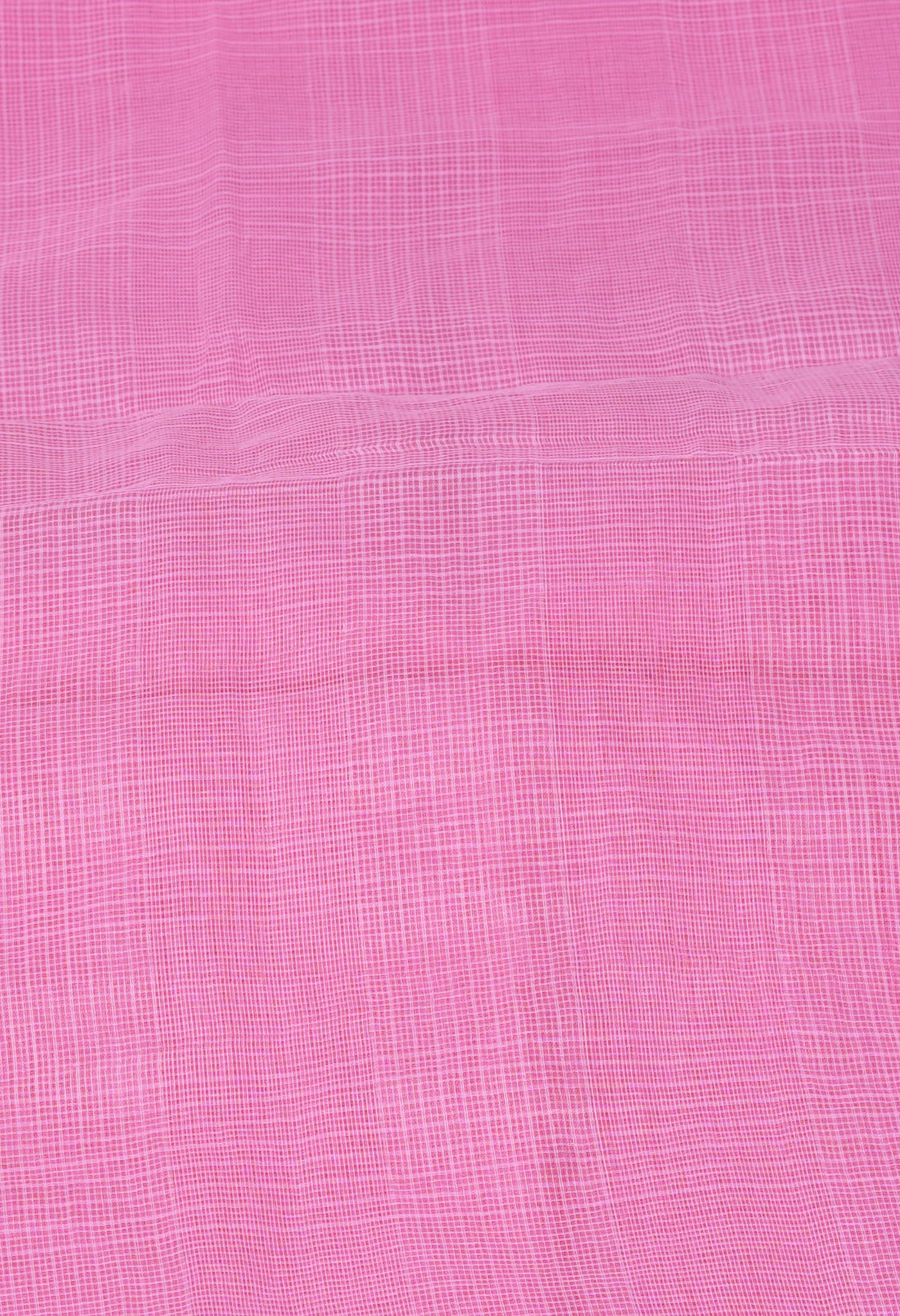 Pink Pure Hand Painted With Emboridery Kota Saree-UNM82583