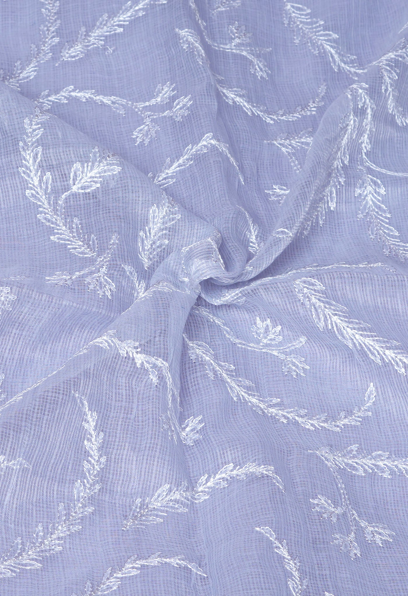 Grey Pure Emboridery Kota Saree-UNM82586