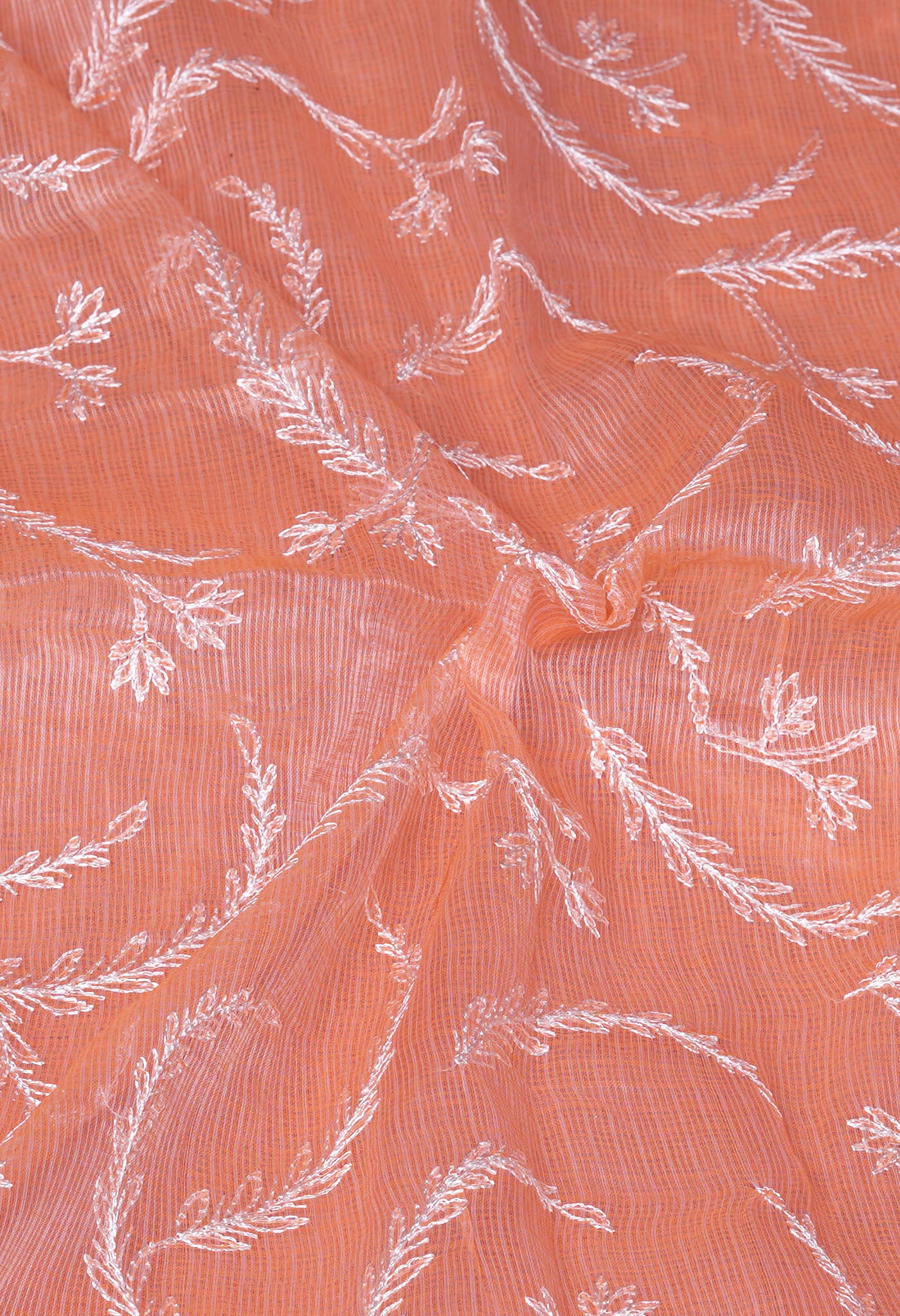 Pink Pure Emboridery Kota Saree-UNM82587