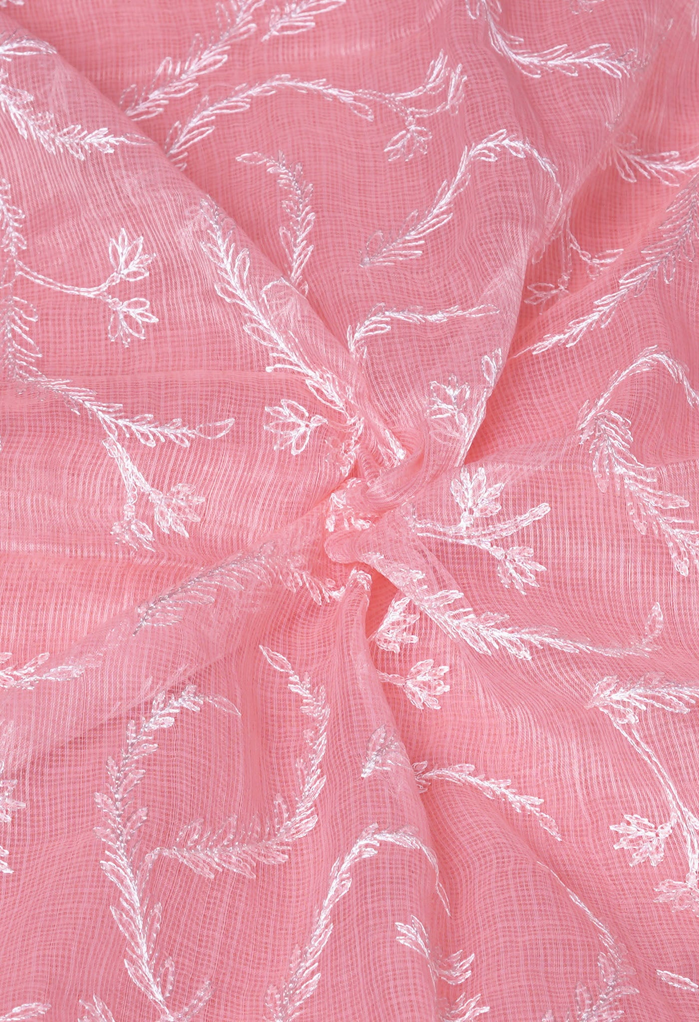 Pink Pure Emboridery Kota Saree-UNM82589