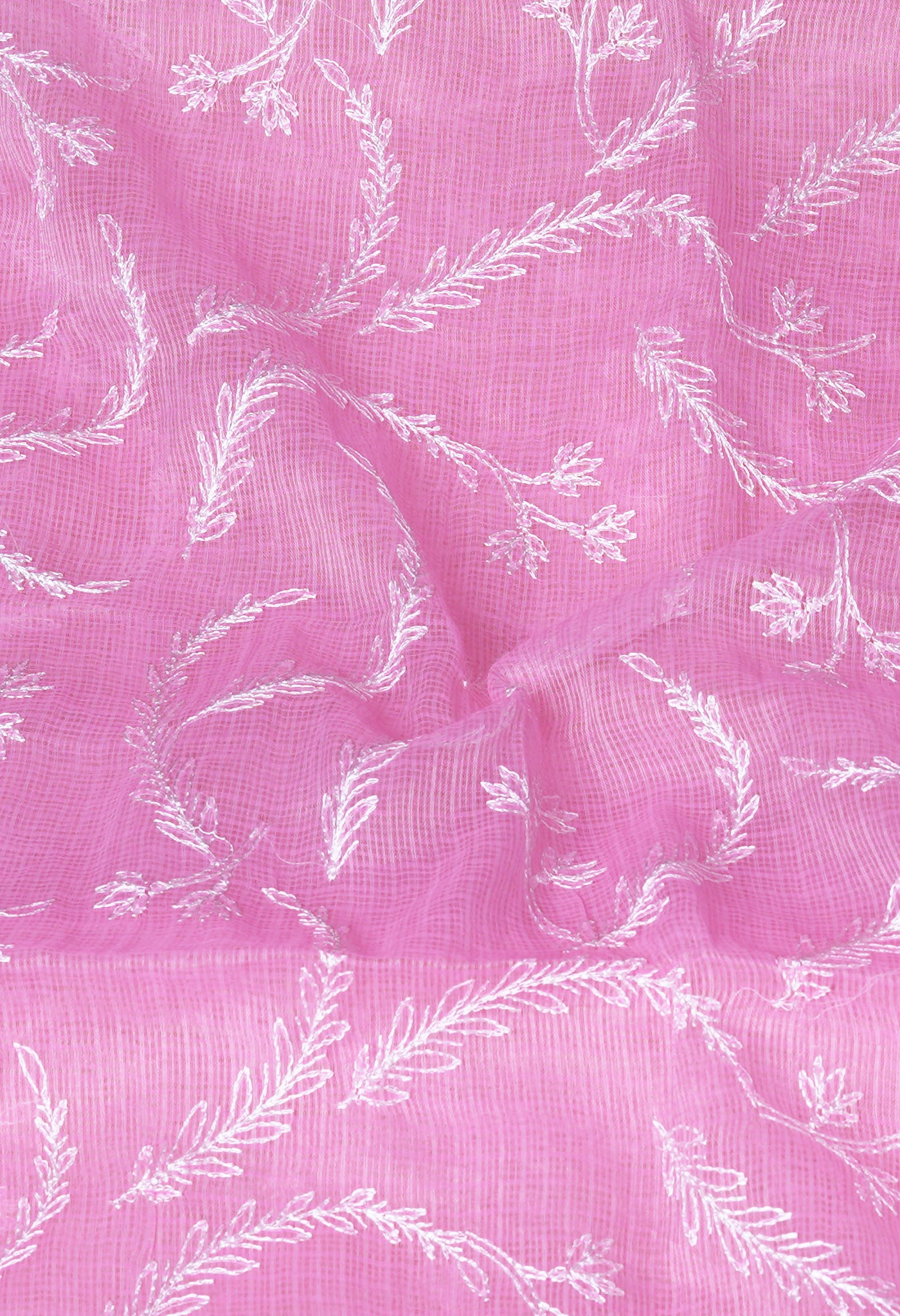 Pink Pure Emboridery Kota Saree-UNM82591