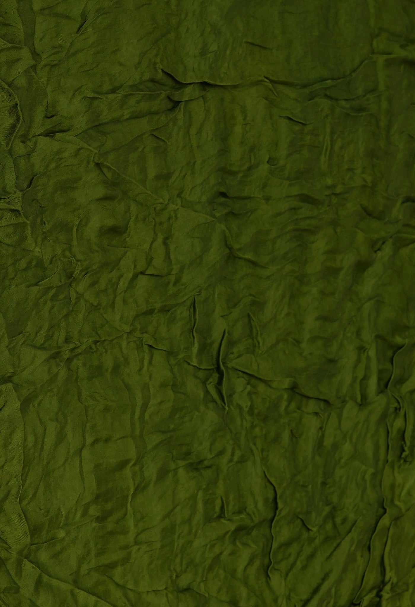 Olive Green Pure Bandhani Gaji Soft Silk Saree-UNM82600