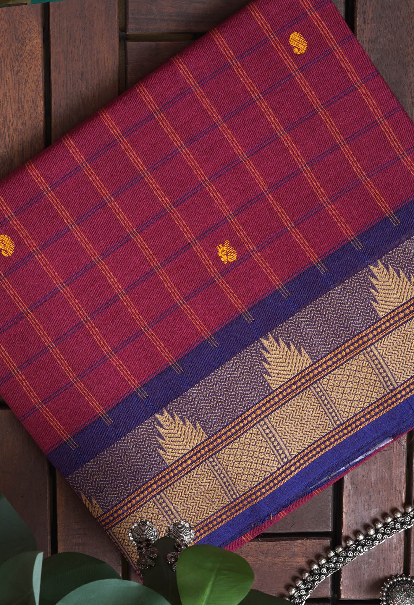 Pink Pure Pavani Handcrafted Kanchi Cotton Saree-UNM82848