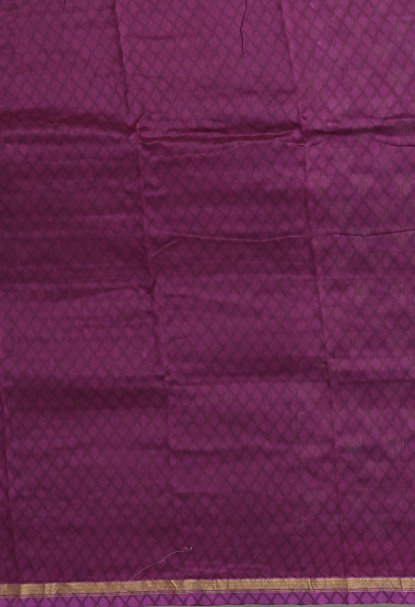 Navy Blue-Purple Pure Designer Printed Chanderi Sico Saree-UNM82857